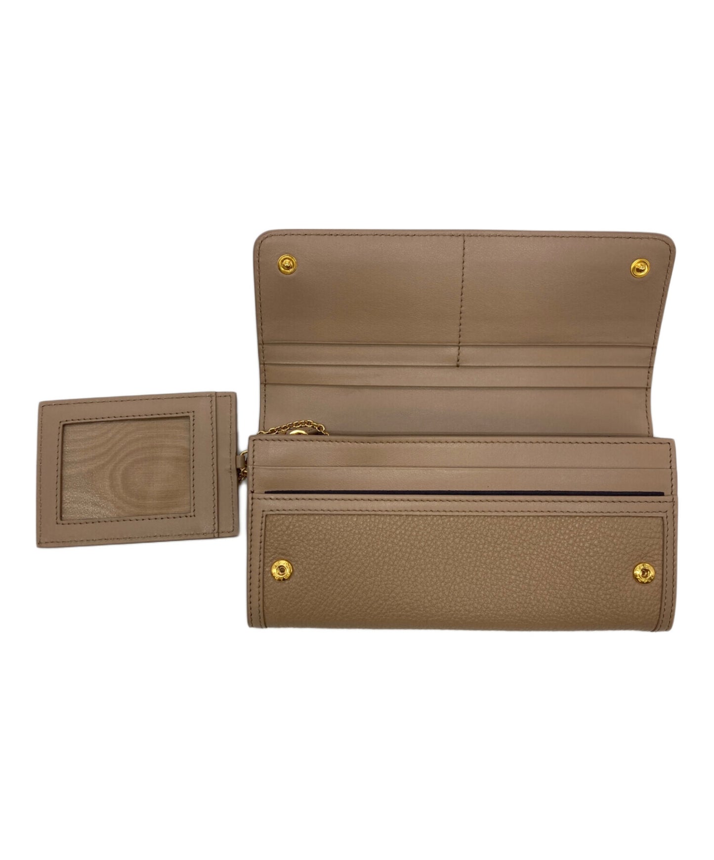 [Pre-owned] PRADA Long wallet with pass case 1MH132