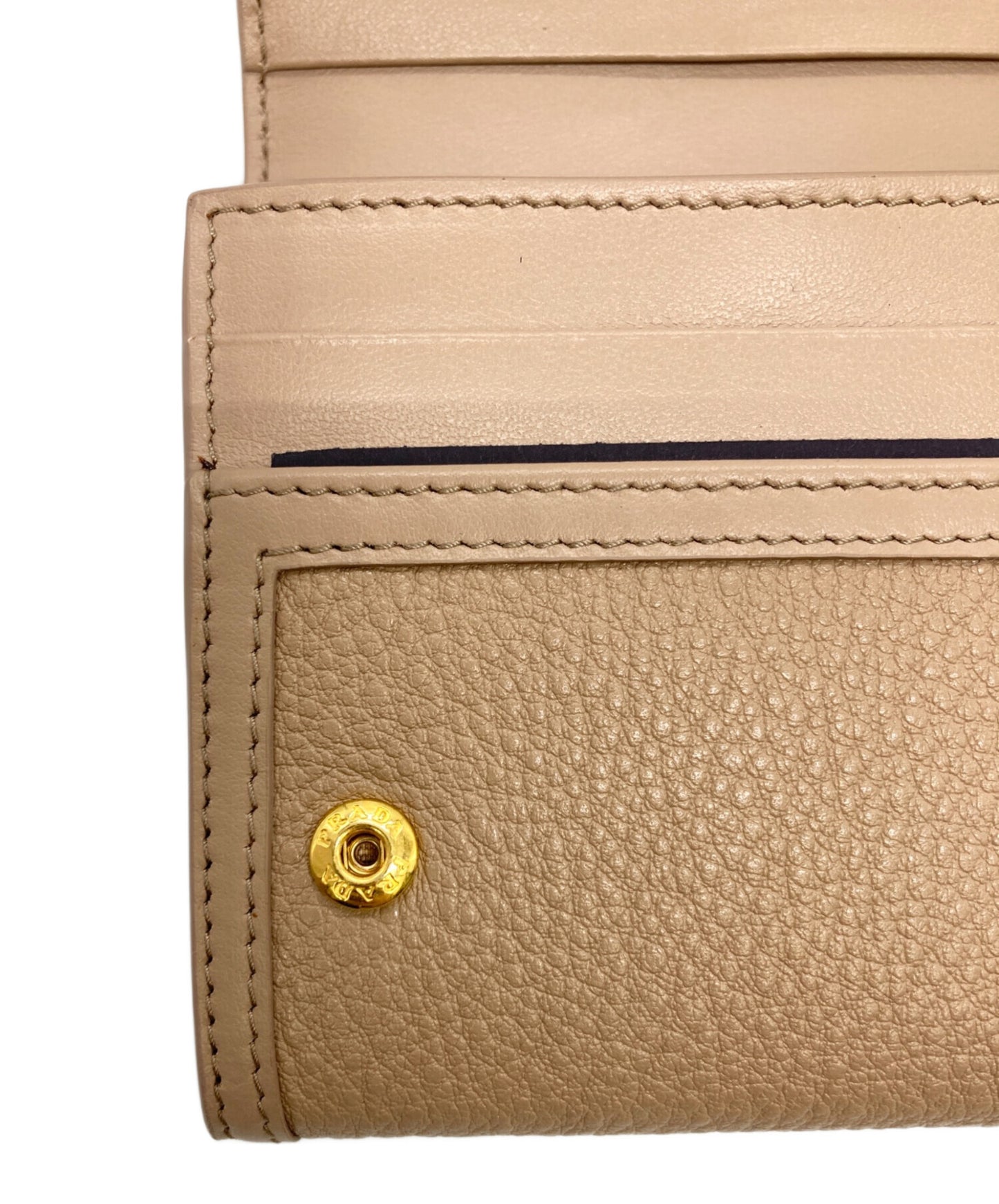 [Pre-owned] PRADA Long wallet with pass case 1MH132