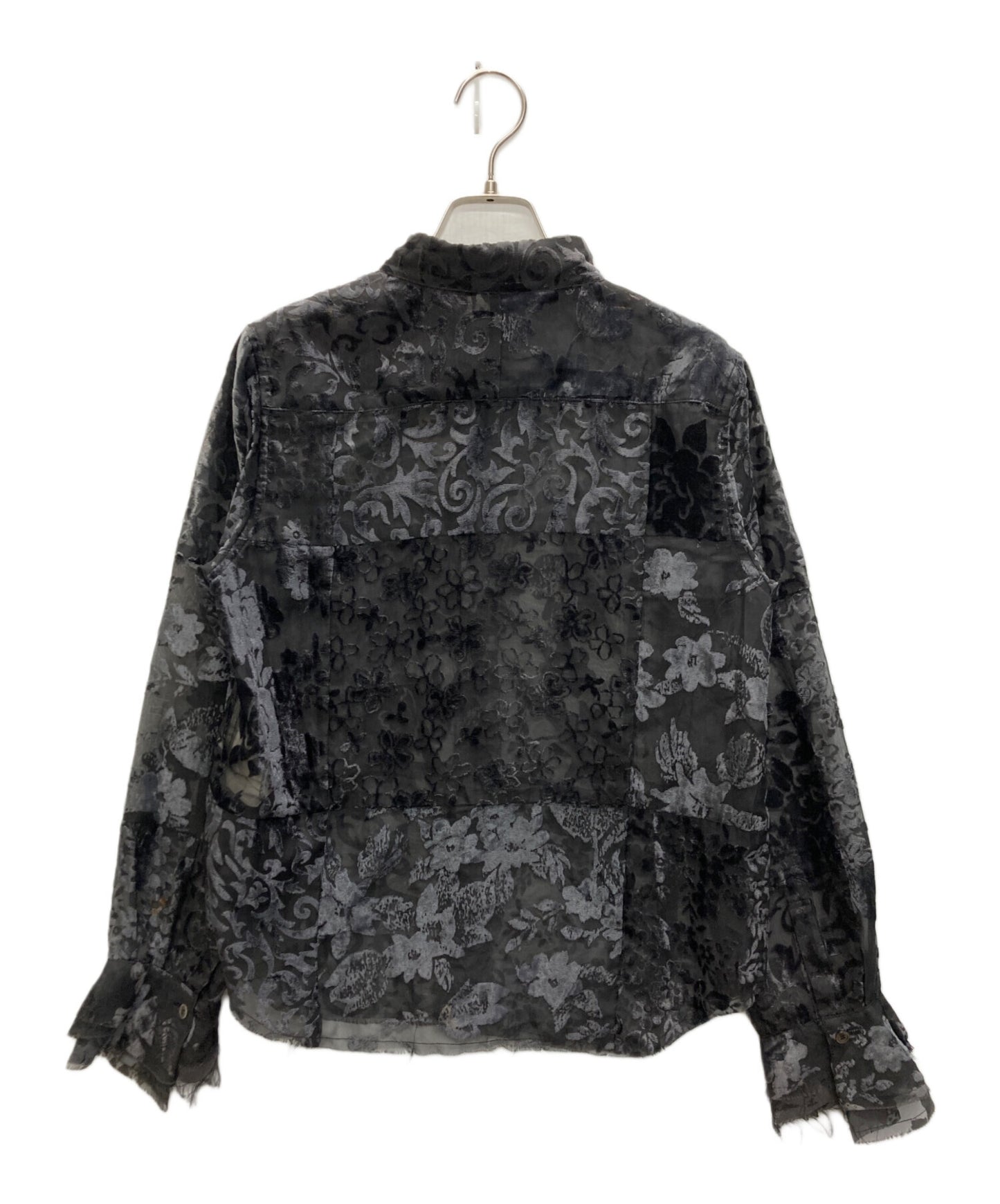 [Pre-owned] tricot COMME des GARCONS flocky printed shirt TG-B021