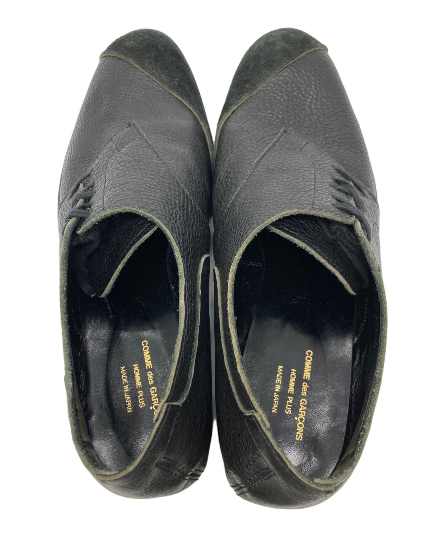 [Pre-owned] COMME des GARCONS HOMME PLUS Asymmetrical design leather shoes