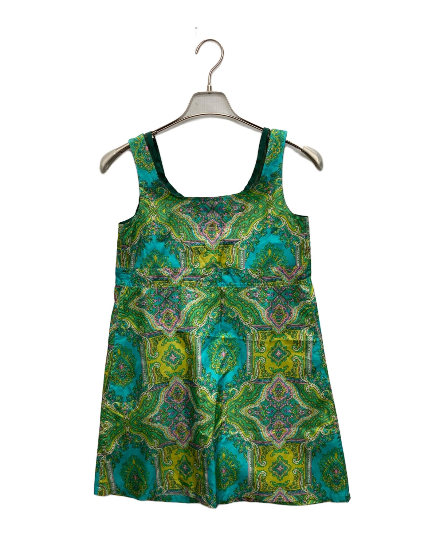 [Pre-owned] JUNYA WATANABE MAN PINK COMME des GARCONS Mesh Layer Paisley Tunic UO-O006