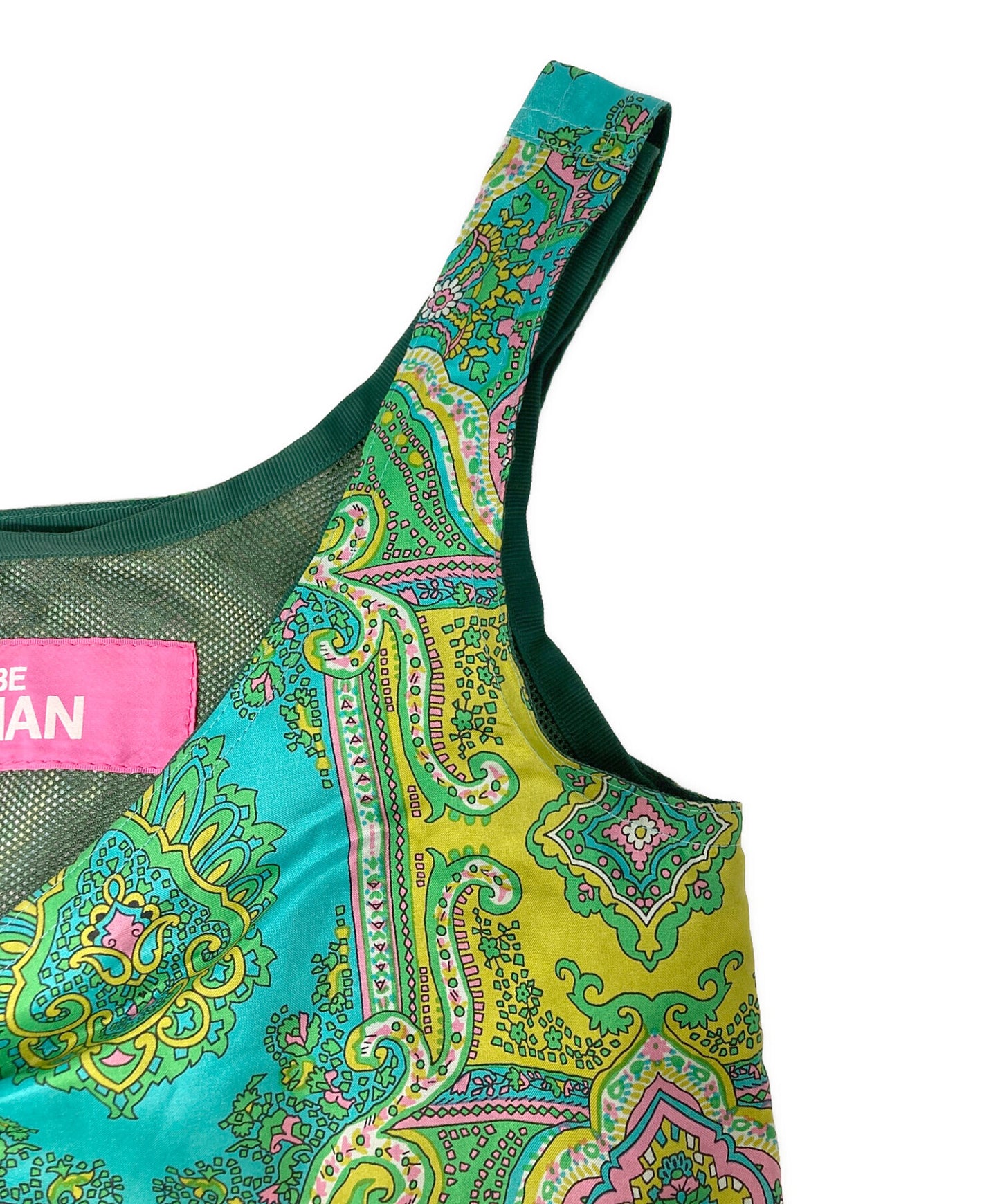 [Pre-owned] JUNYA WATANABE MAN PINK COMME des GARCONS Mesh Layer Paisley Tunic UO-O006