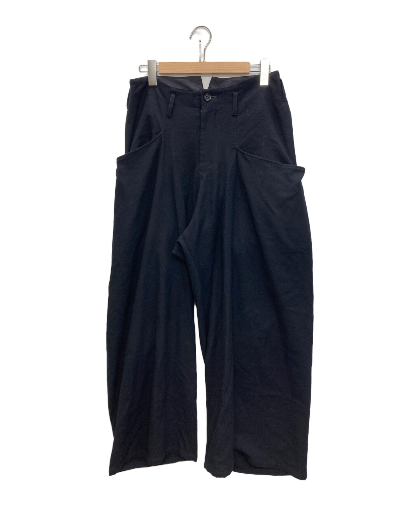 [Pre-owned] yohji yamamoto+noir High-rise wool wide pants ND-P13-101