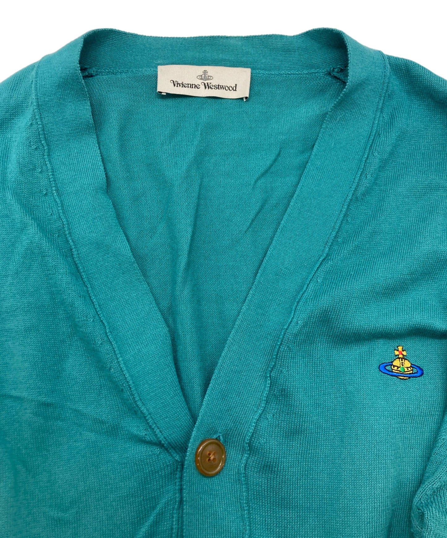 [Pre-owned] Vivienne Westwood Signature Embroidered Logo Cardigan 2701000I-Y000T