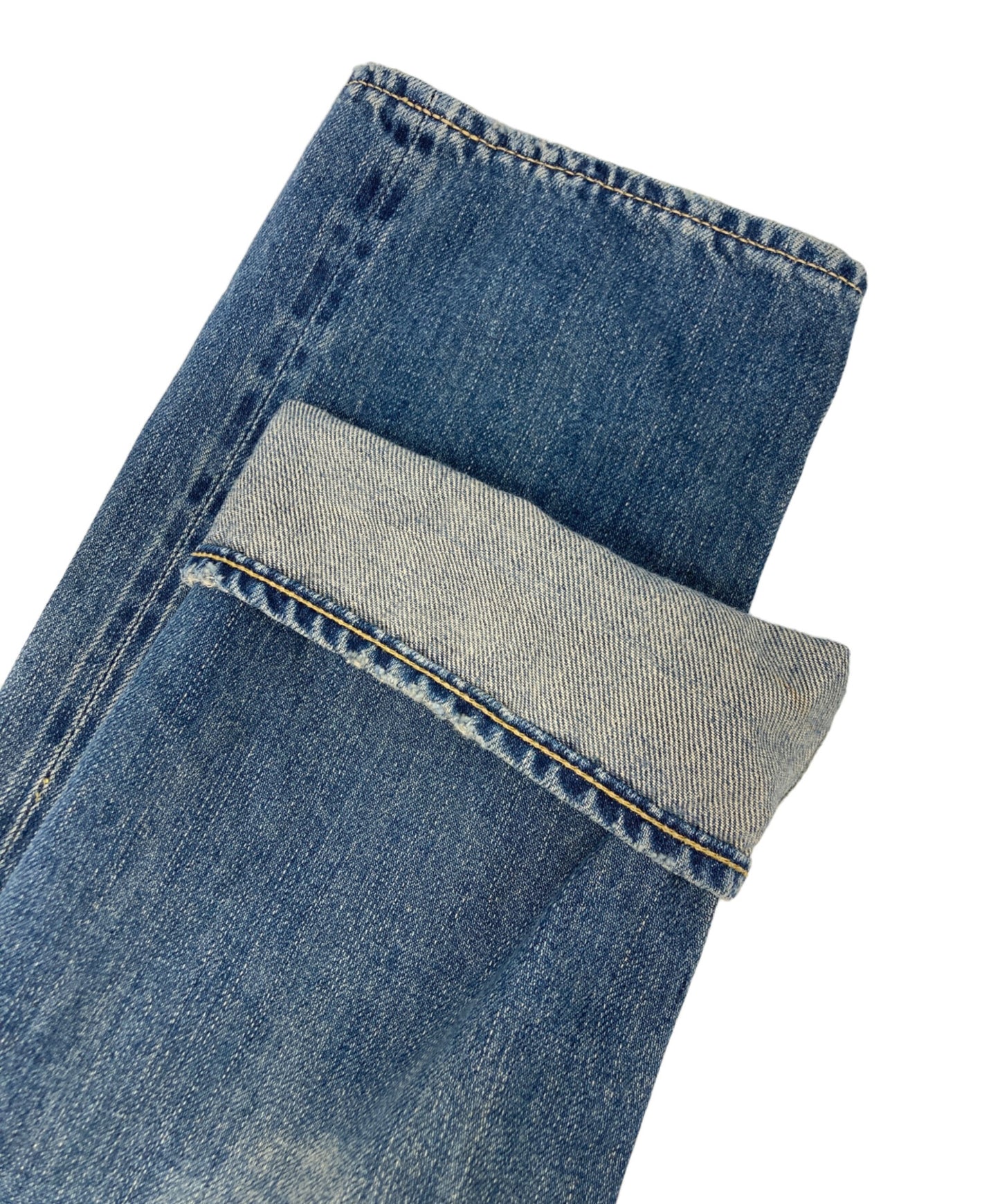 [Pre-owned] Hysteric Glamour CCR Processed Denim Straight Pants 0124AP06