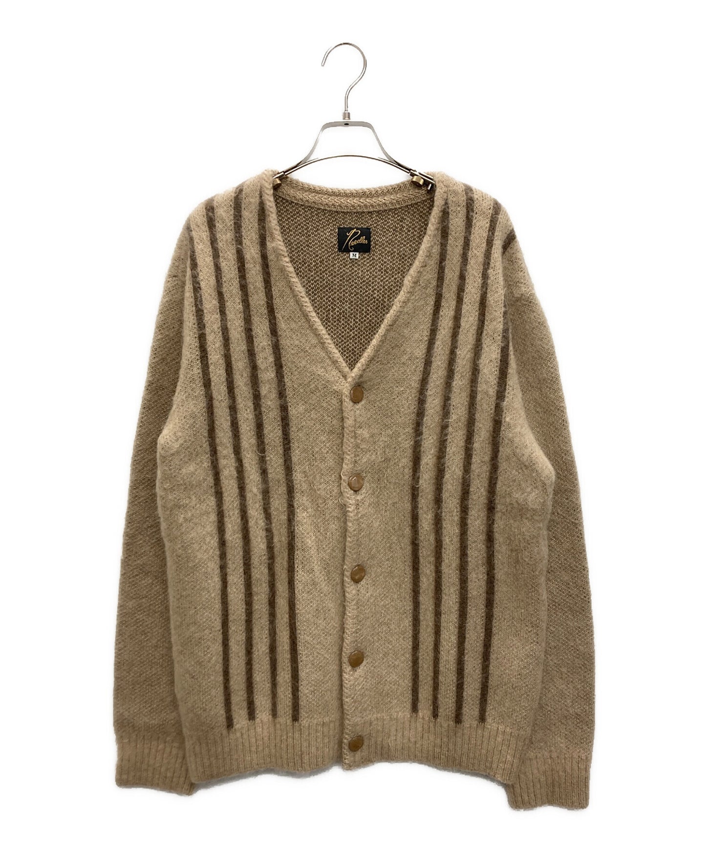 [Pre-owned] Needles MOHEAR MIX ELBOW PATCH CARDIGAN JSSP LQ422