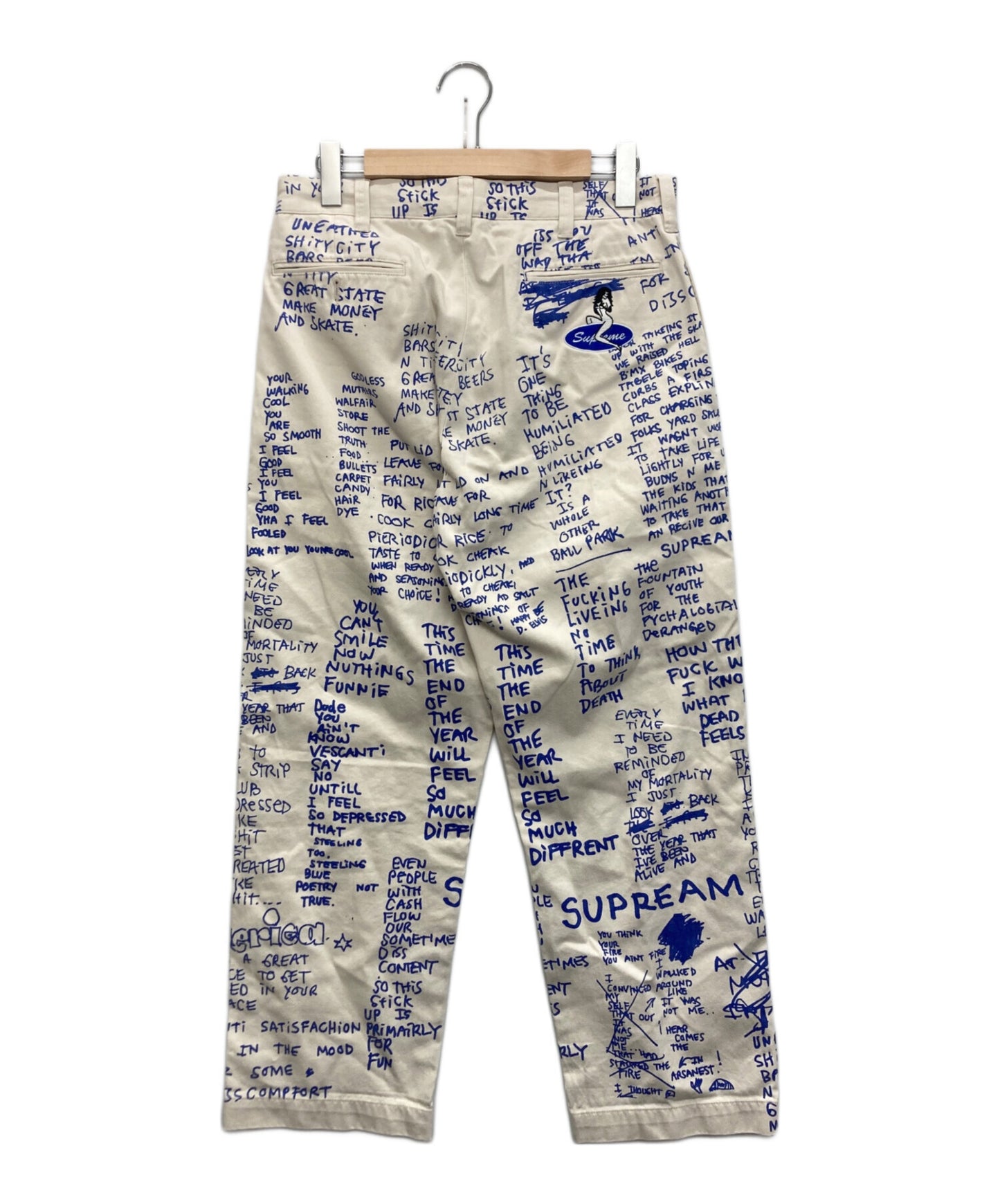 [Pre-owned] SUPREME Gonz Poems Chino Pant