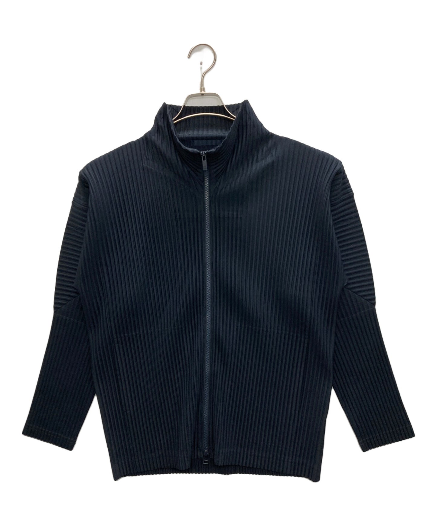 [Pre-owned] HOMME PLISSE ISSEY MIYAKE Pleated zip-up jacket HP55JL140