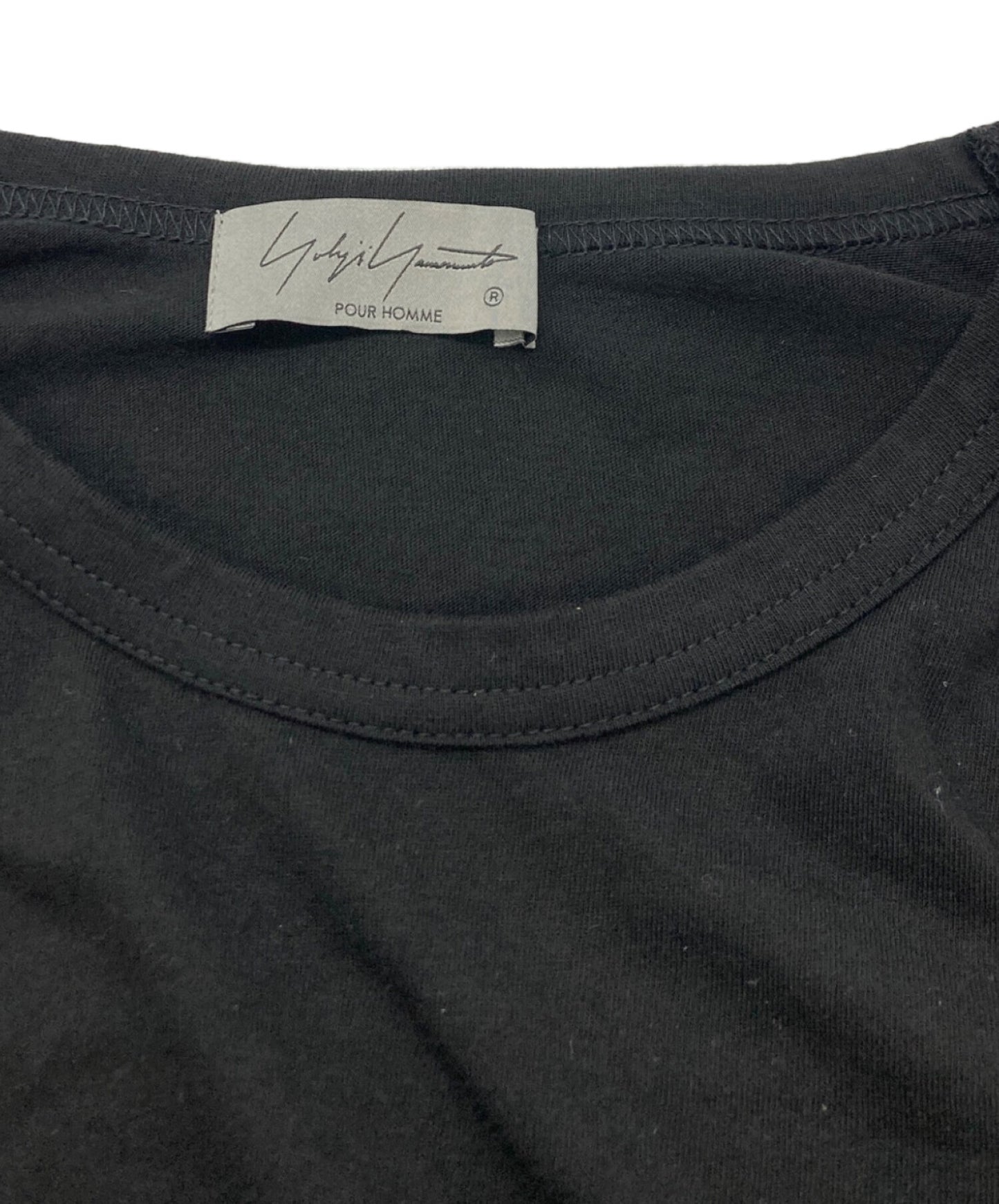 [Pre-owned] Yohji Yamamoto pour homme COTTON SINGLE JERSEY ROUND NECK LONG SLEEVE H0-T03-070