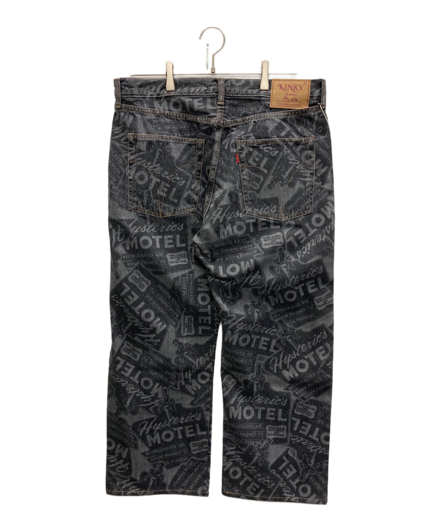 [Pre-owned] Hysteric Glamour MOTEL pattern 60S XX straight denim pants 02241AP02