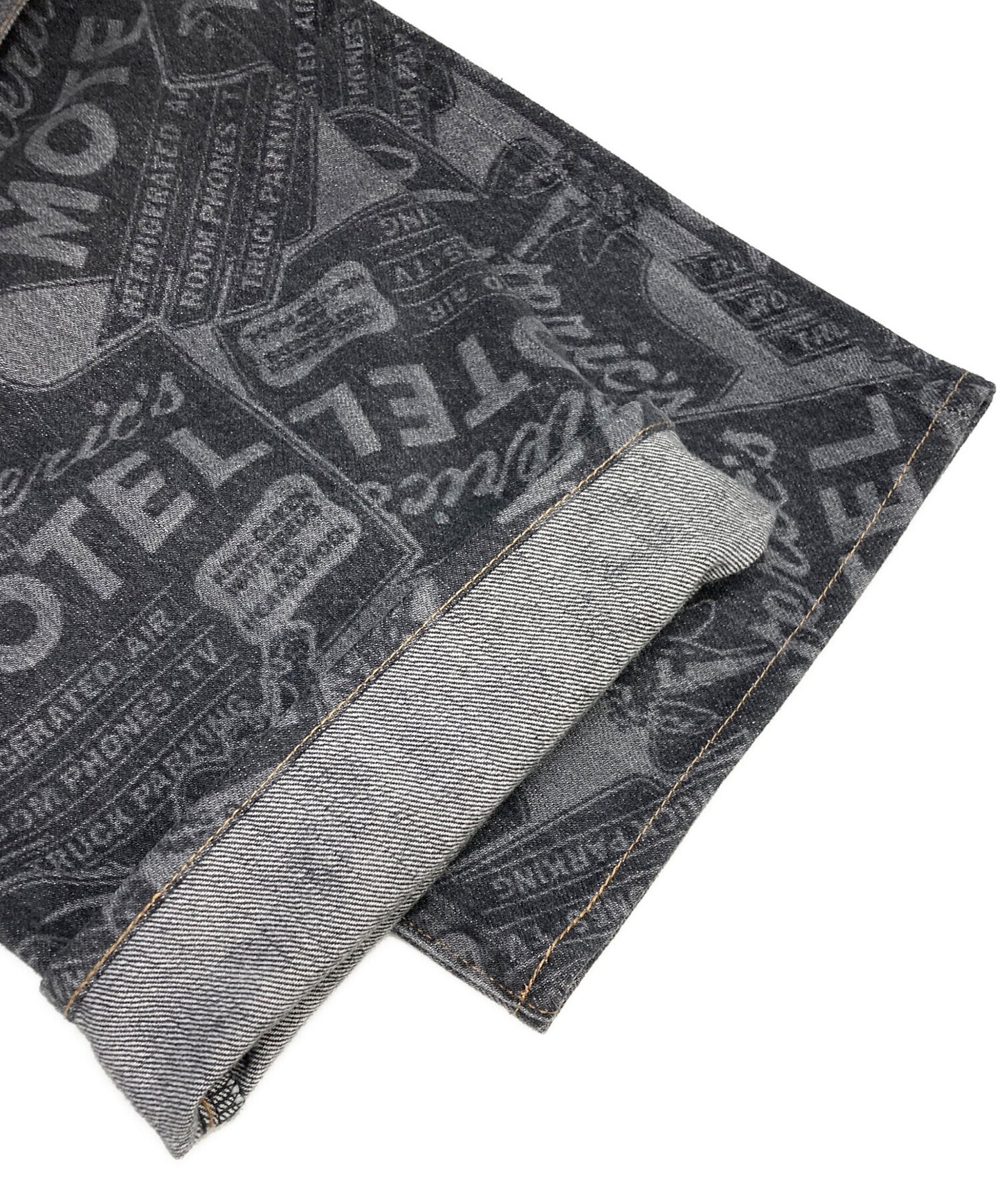 [Pre-owned] Hysteric Glamour MOTEL pattern 60S XX straight denim pants 02241AP02