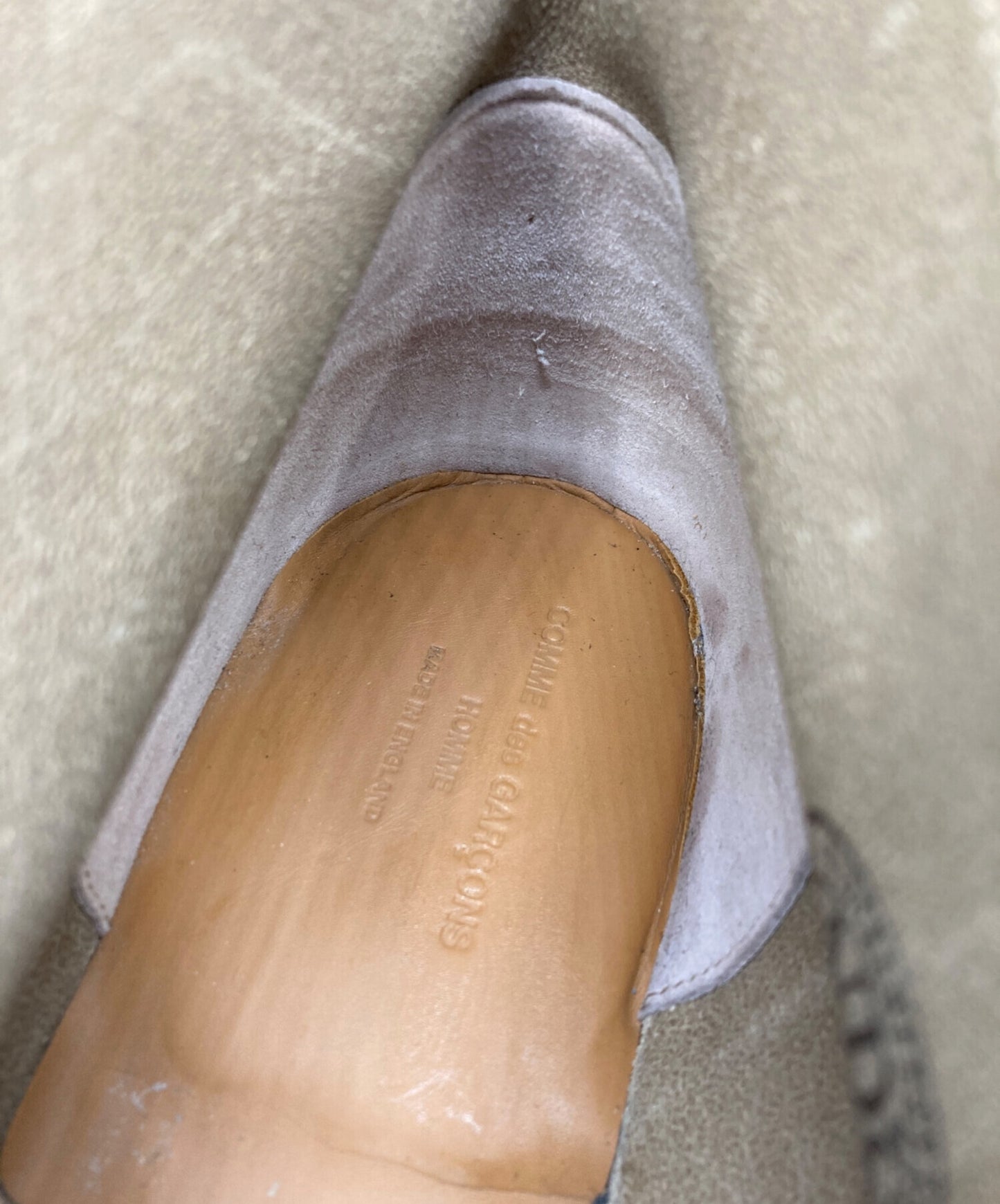 [Pre-owned] COMME des GARCONS HOMME Suede Desert Chukka Boots