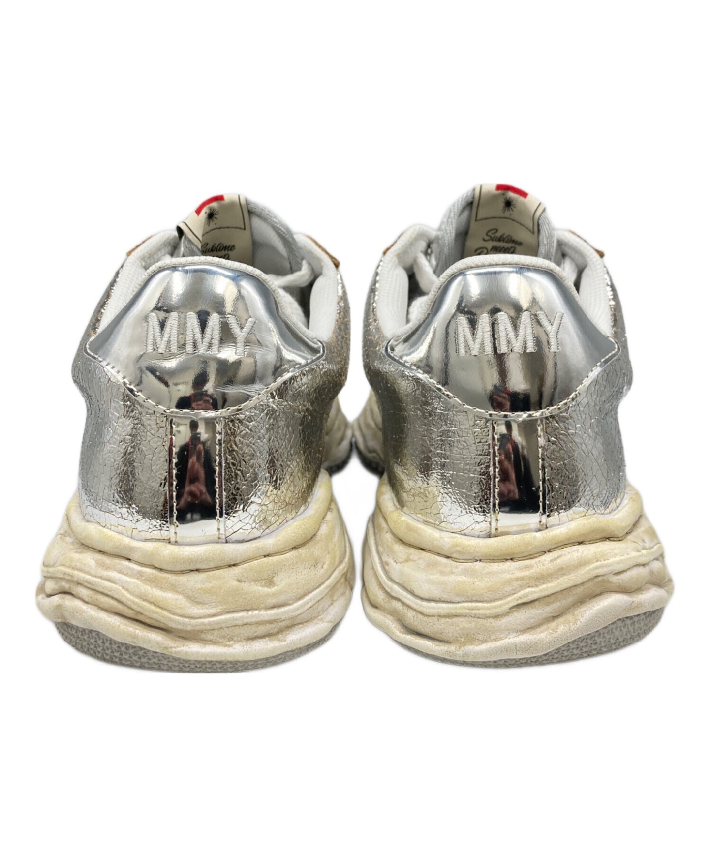 [Pre-owned] MIHARA YASUHIRO WAYNE OG Sole Cracking Leather Low-top Sneaker A12FW715