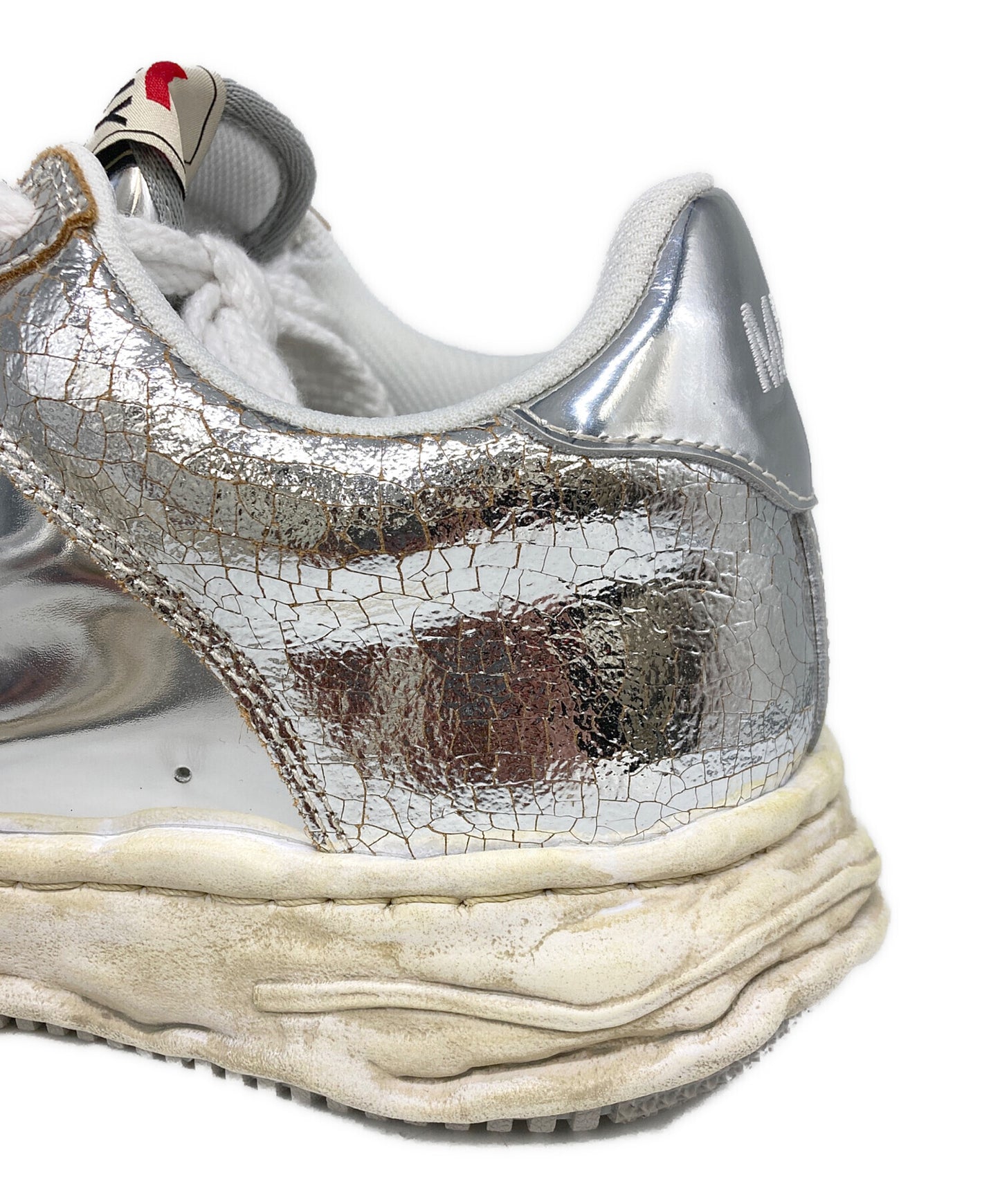 [Pre-owned] MIHARA YASUHIRO WAYNE OG Sole Cracking Leather Low-top Sneaker A12FW715