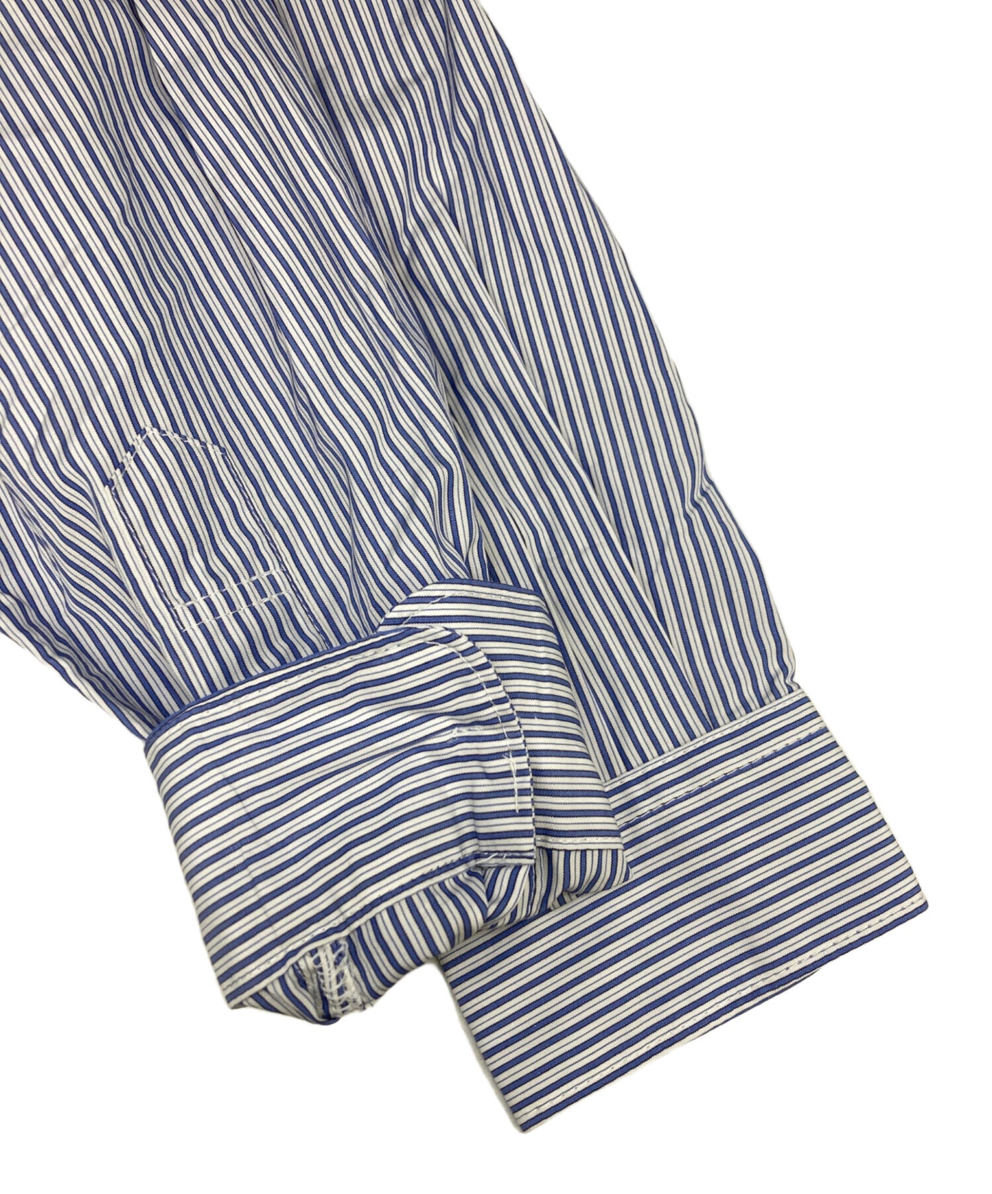 [Pre-owned] COMME des GARCONS HOMME Striped Shirt with Quilted Switching HL-B018