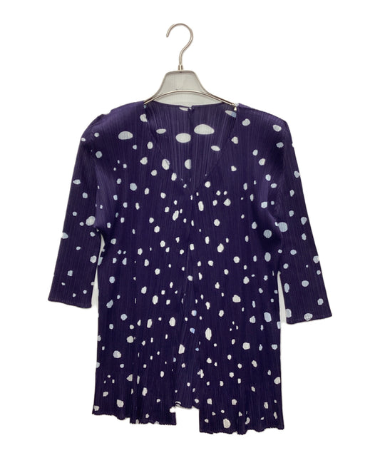 [Pre-owned] PLEATS PLEASE Dot Pleated Topper Cardigan PP93-J0737