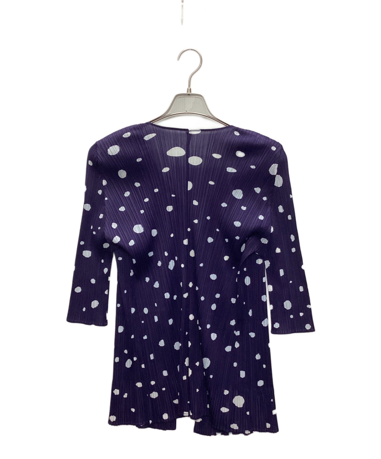 [Pre-owned] PLEATS PLEASE Dot Pleated Topper Cardigan PP93-J0737