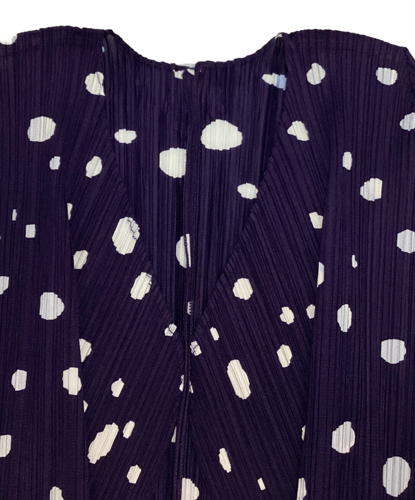 [Pre-owned] PLEATS PLEASE Dot Pleated Topper Cardigan PP93-J0737