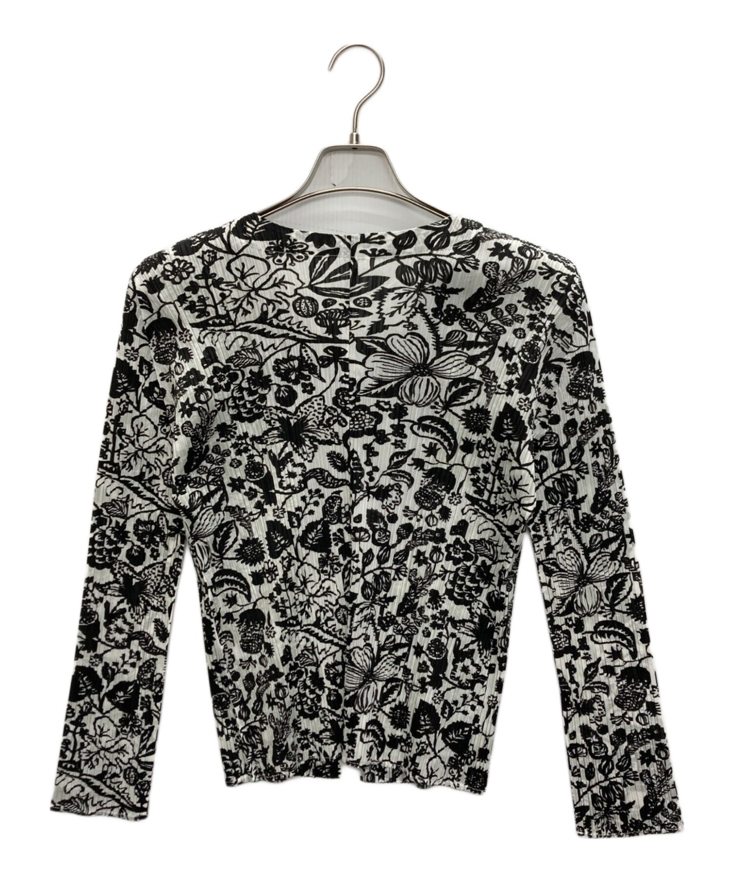 [Pre-owned] PLEATS PLEASE Botanical Pleated Cardigan PP93-J0753