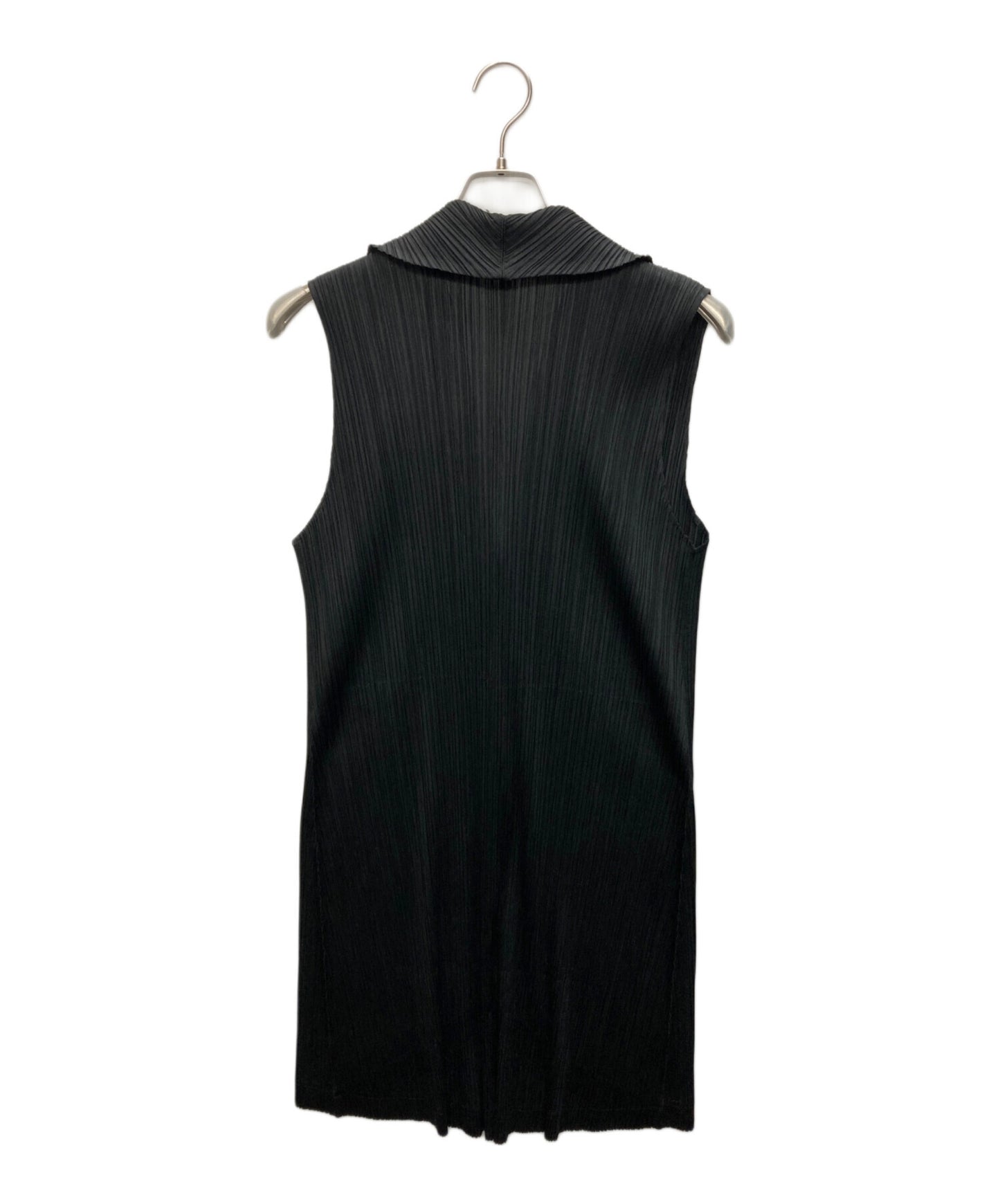 [Pre-owned] PLEATS PLEASE Sleeveless Pleated Long Cardigan PP91-JE523