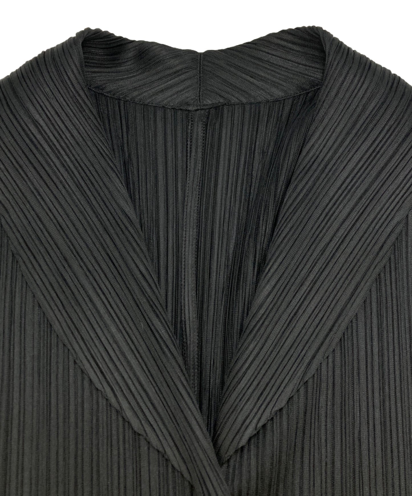 [Pre-owned] PLEATS PLEASE Sleeveless Pleated Long Cardigan PP91-JE523