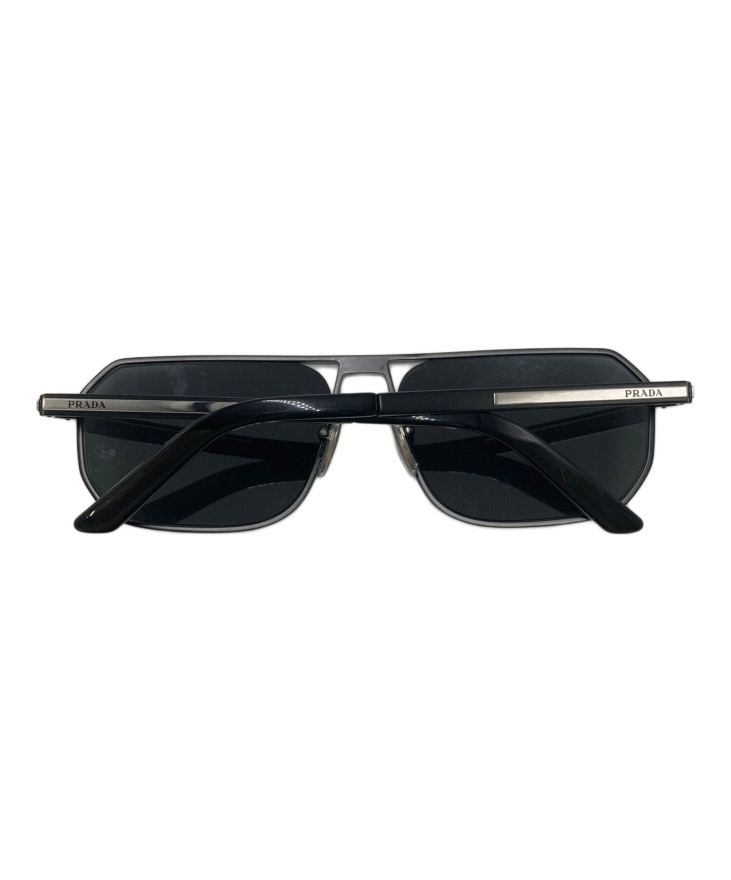 [Pre-owned] PRADA Iconic metal plaque sunglasses SPRA53