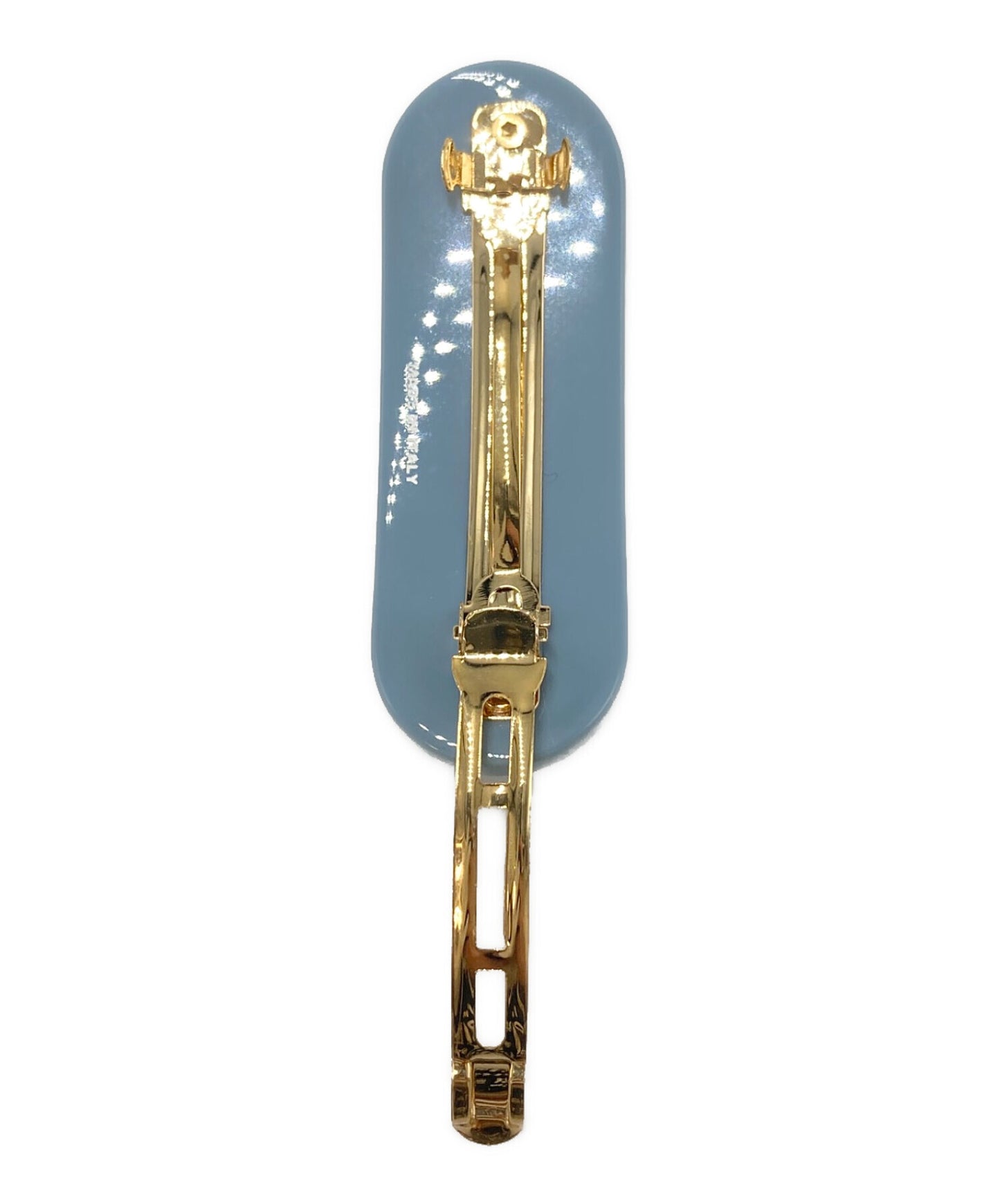 [Pre-owned] PRADA Logo hair clip 1IF108