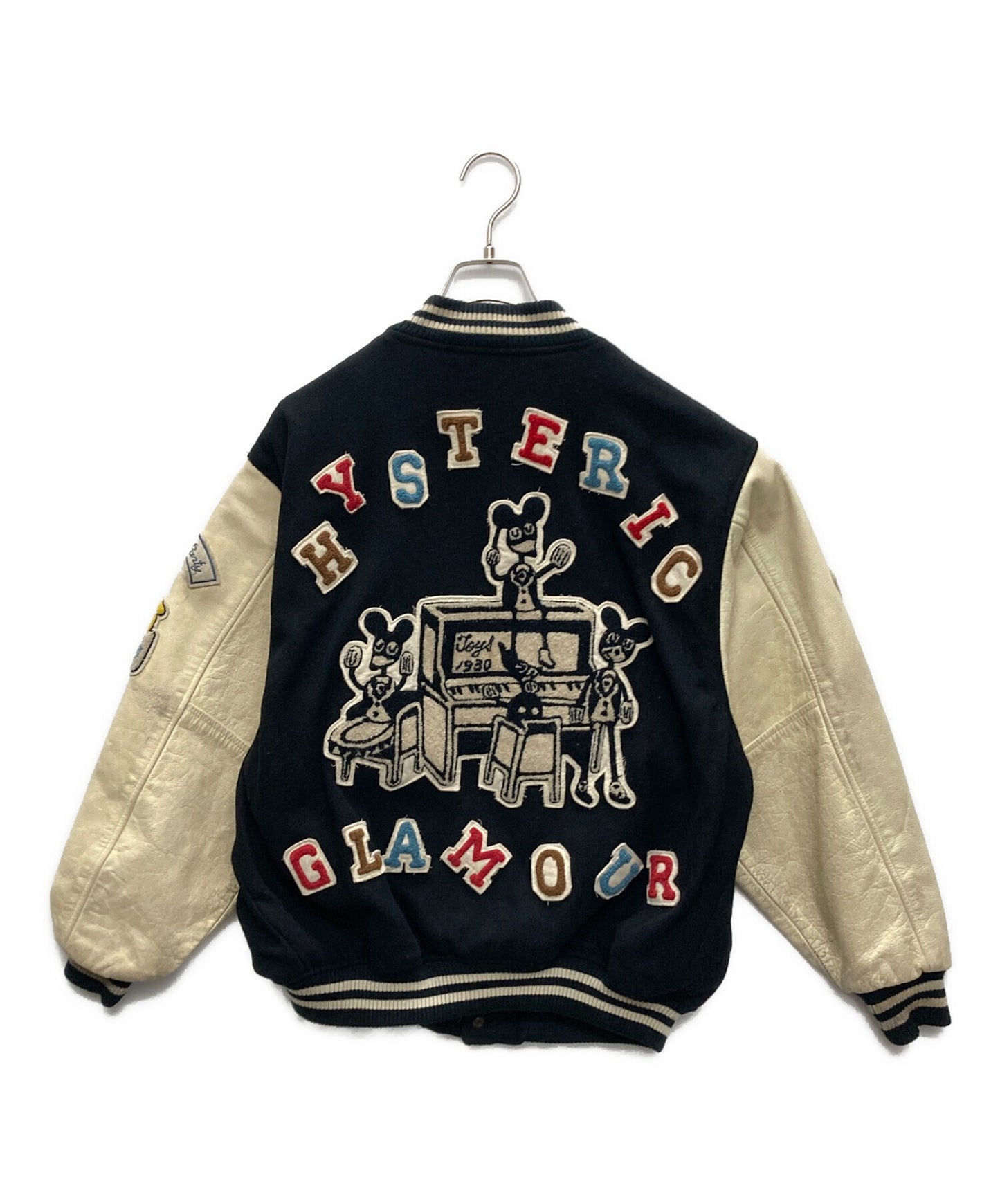 [Pre-owned] Hysteric Glamour Embroidered Wappen Varsity Jacket 0567