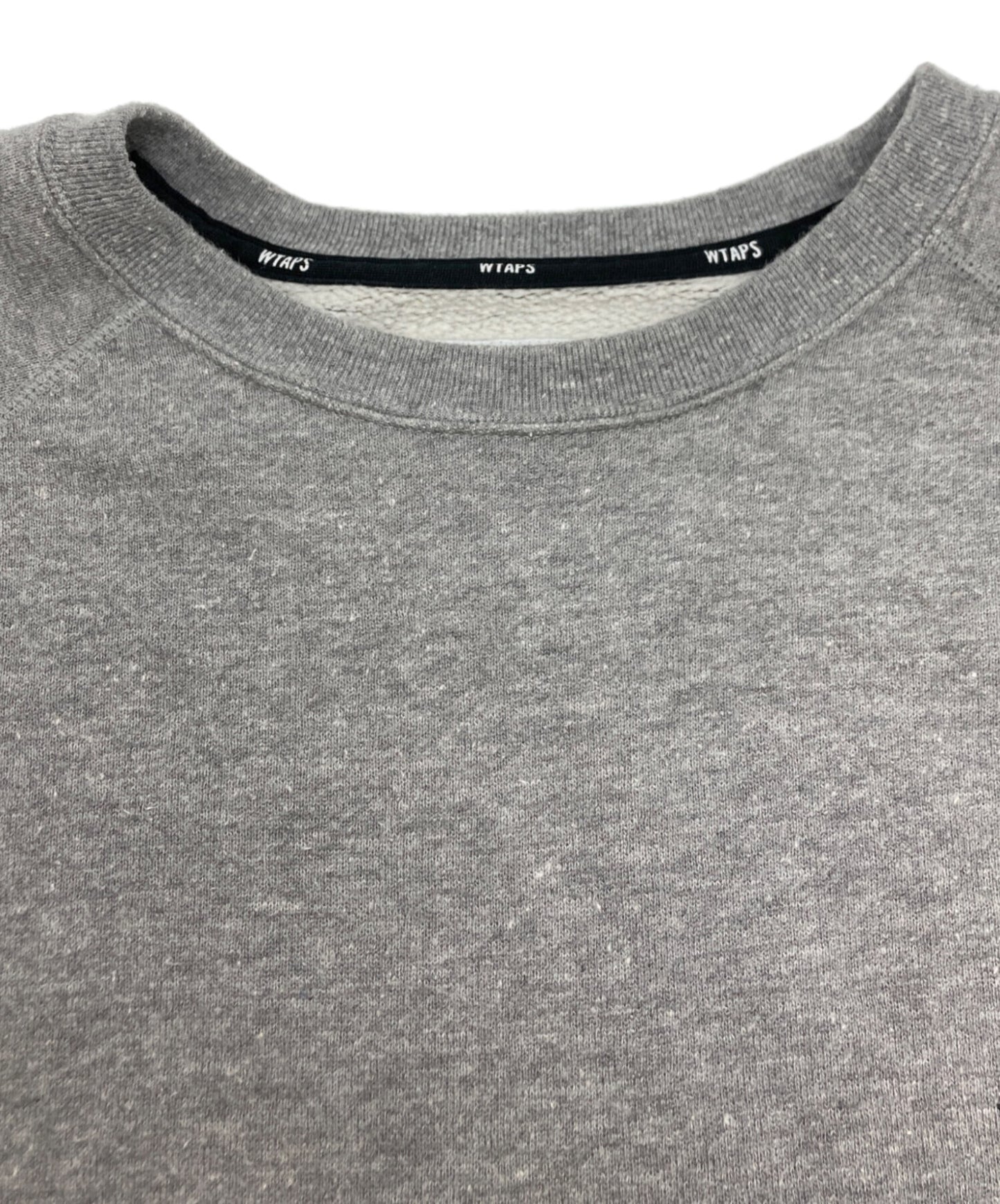 [Pre-owned] WTAPS SIGN 03 SWEATER CTPL ASH 242ATDT-CSM25