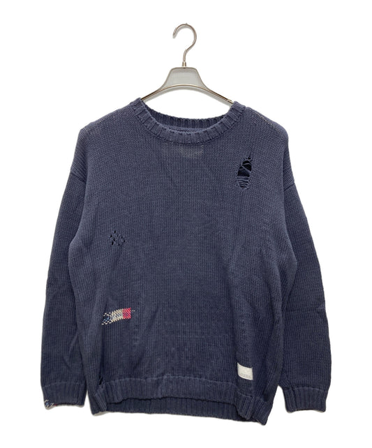 [Pre-owned] NEIGHBORHOOD SAVAGE CREWNECK SWEATER 251FUNH-KNM03