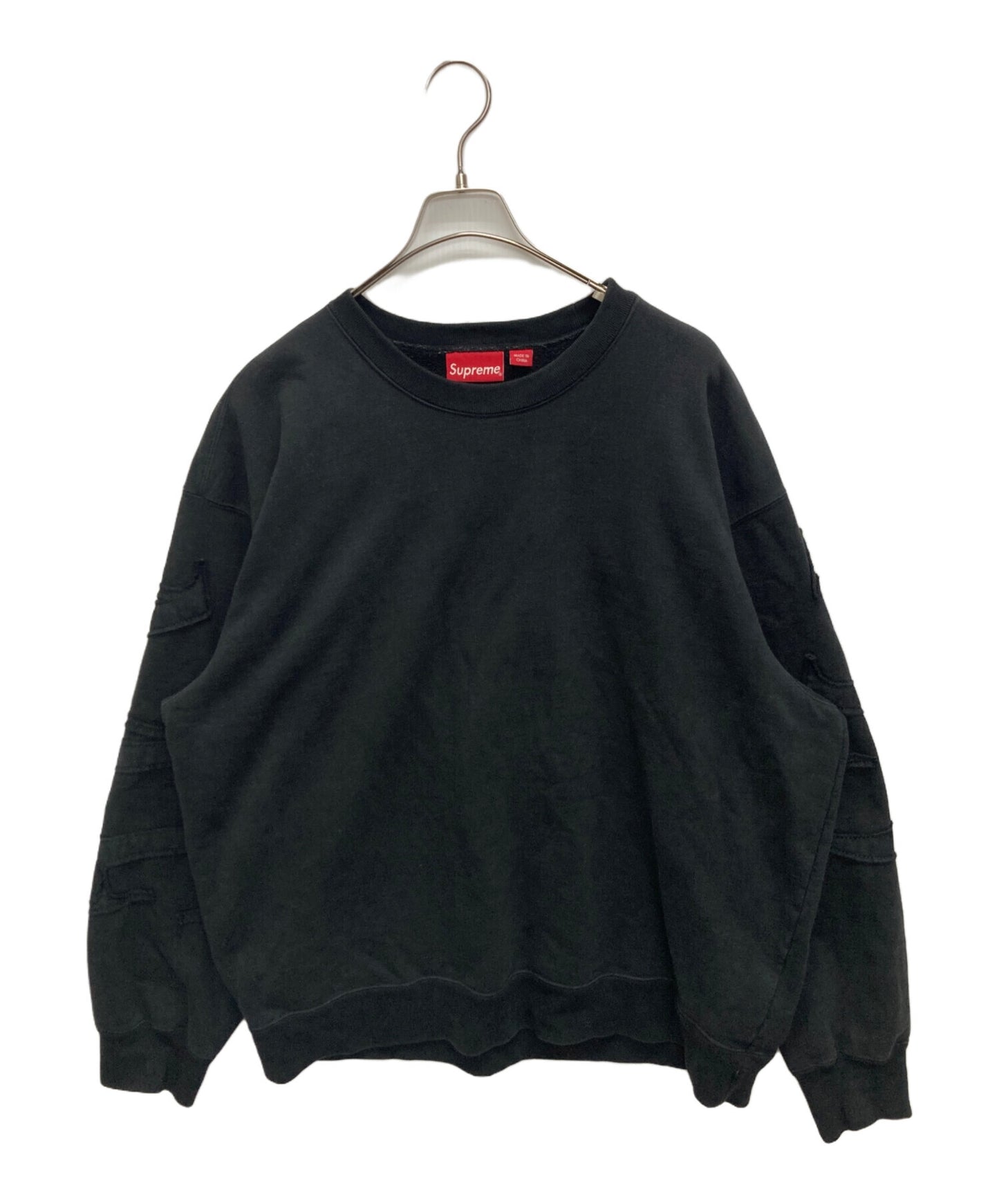 [Pre-owned] SUPREME Tonal Applique Crewneck
