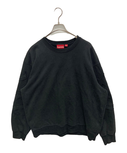 [Pre-owned] SUPREME Tonal Applique Crewneck