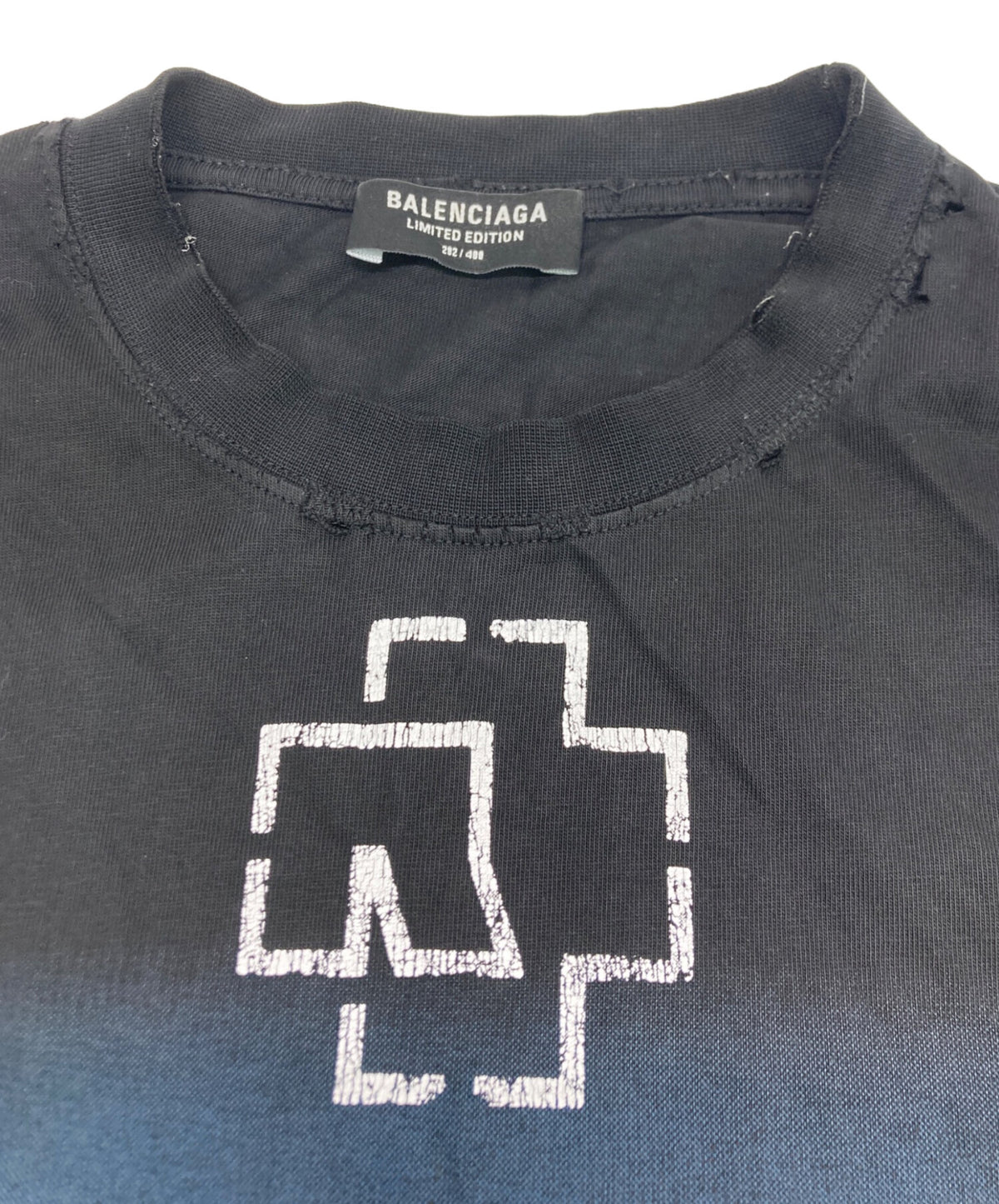 [Pre-owned] BALENCIAGA Rammstein Tee KT93 651795 TLV51 1000