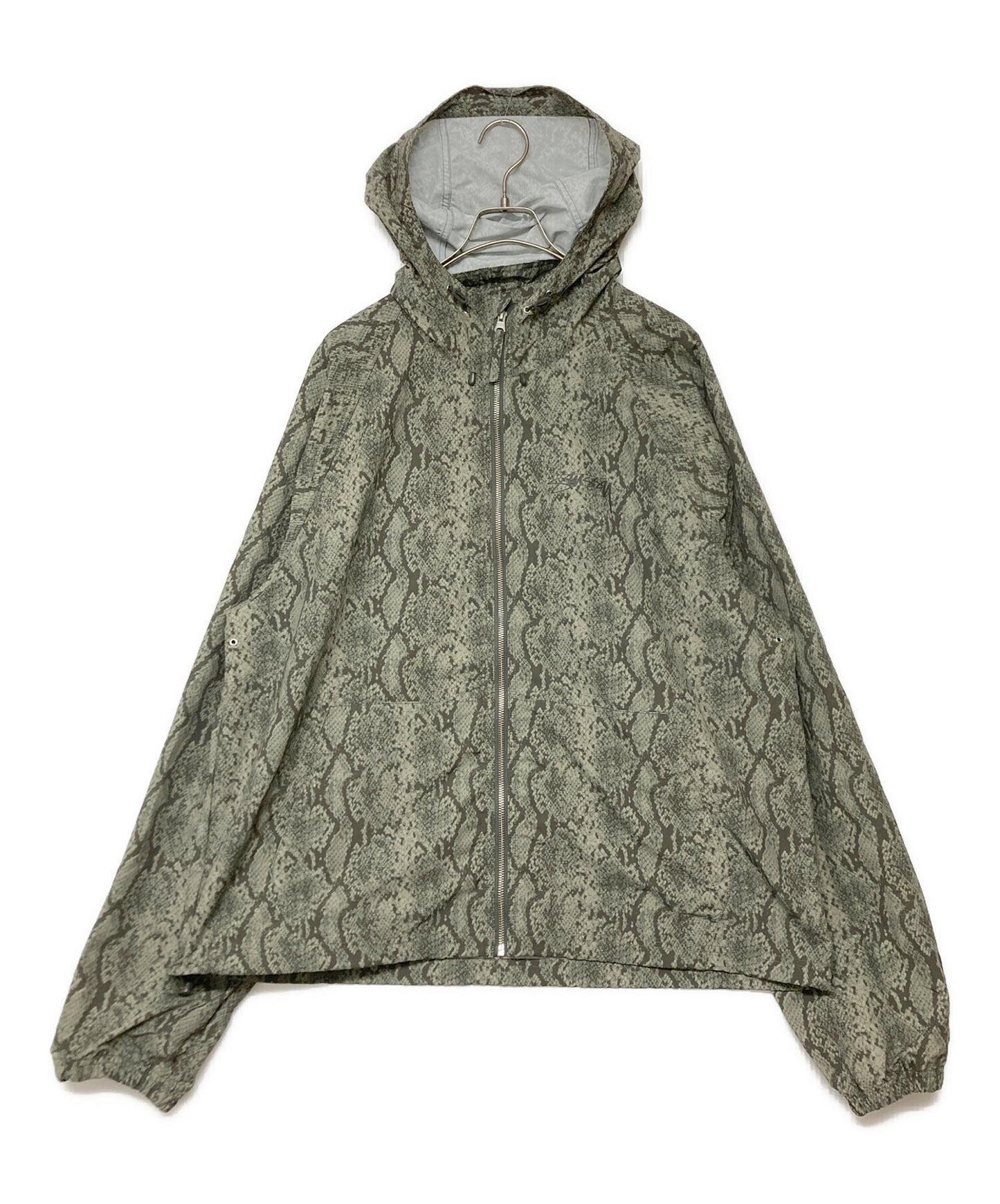 [Pre-owned] stussy BEACH SHELL SNAKE PRINT NYLON/Jacket 115851