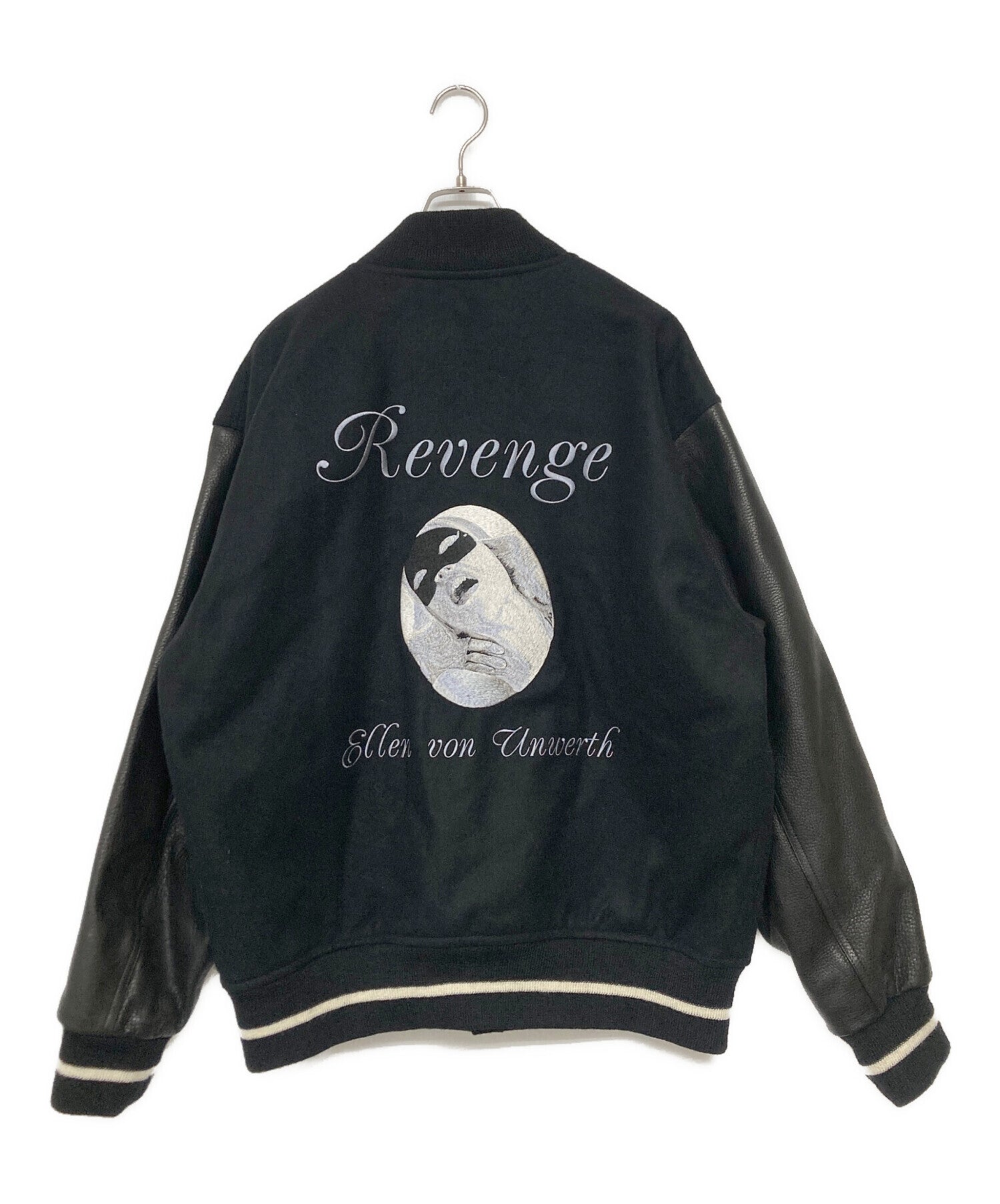 Pre-owned] WACKO MARIA LEATHER VARSITY JACKET – Archive Factory