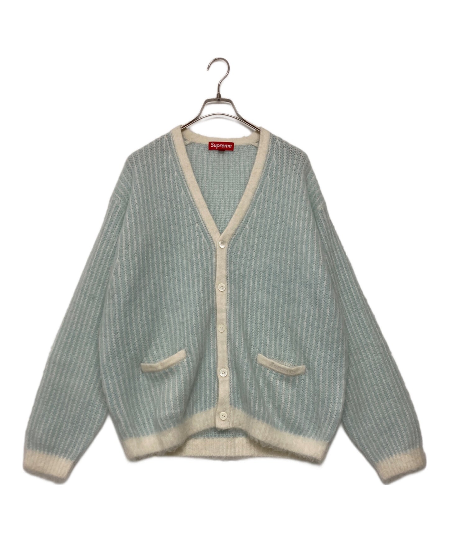 [Pre-owned] SUPREME 2-Tone Mohair Cardigan
