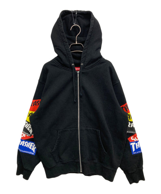 [Pre-owned] SUPREME Multi Logo Zip Up Hooded Sweatshirt