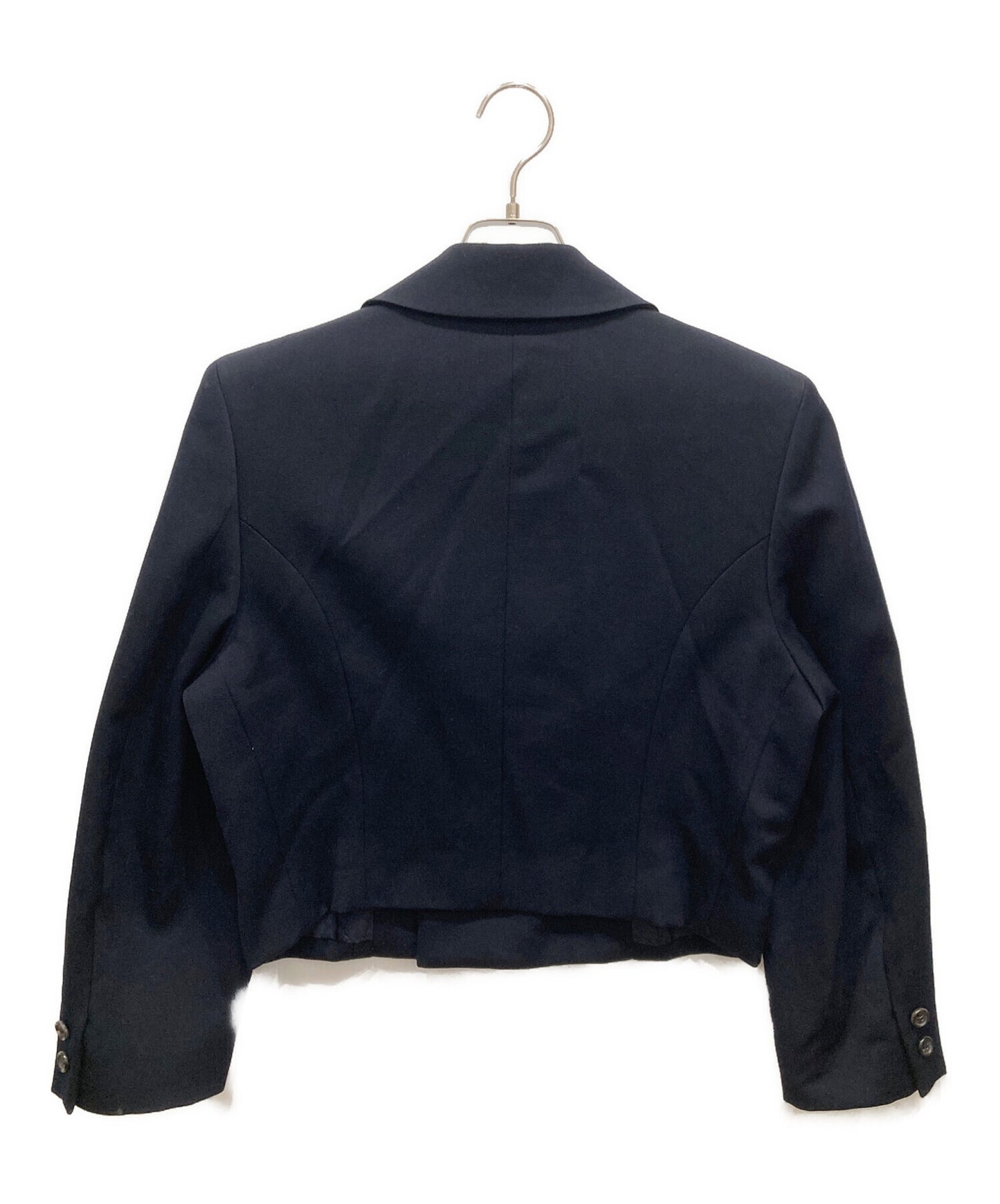 [Pre-owned] tricot COMME des GARCONS cropped double jacket TJ-08034M