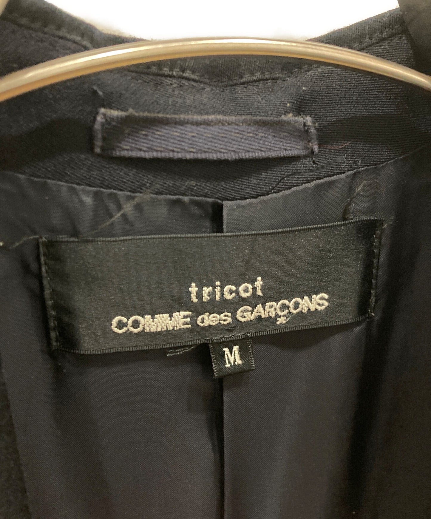 [Pre-owned] tricot COMME des GARCONS cropped double jacket TJ-08034M