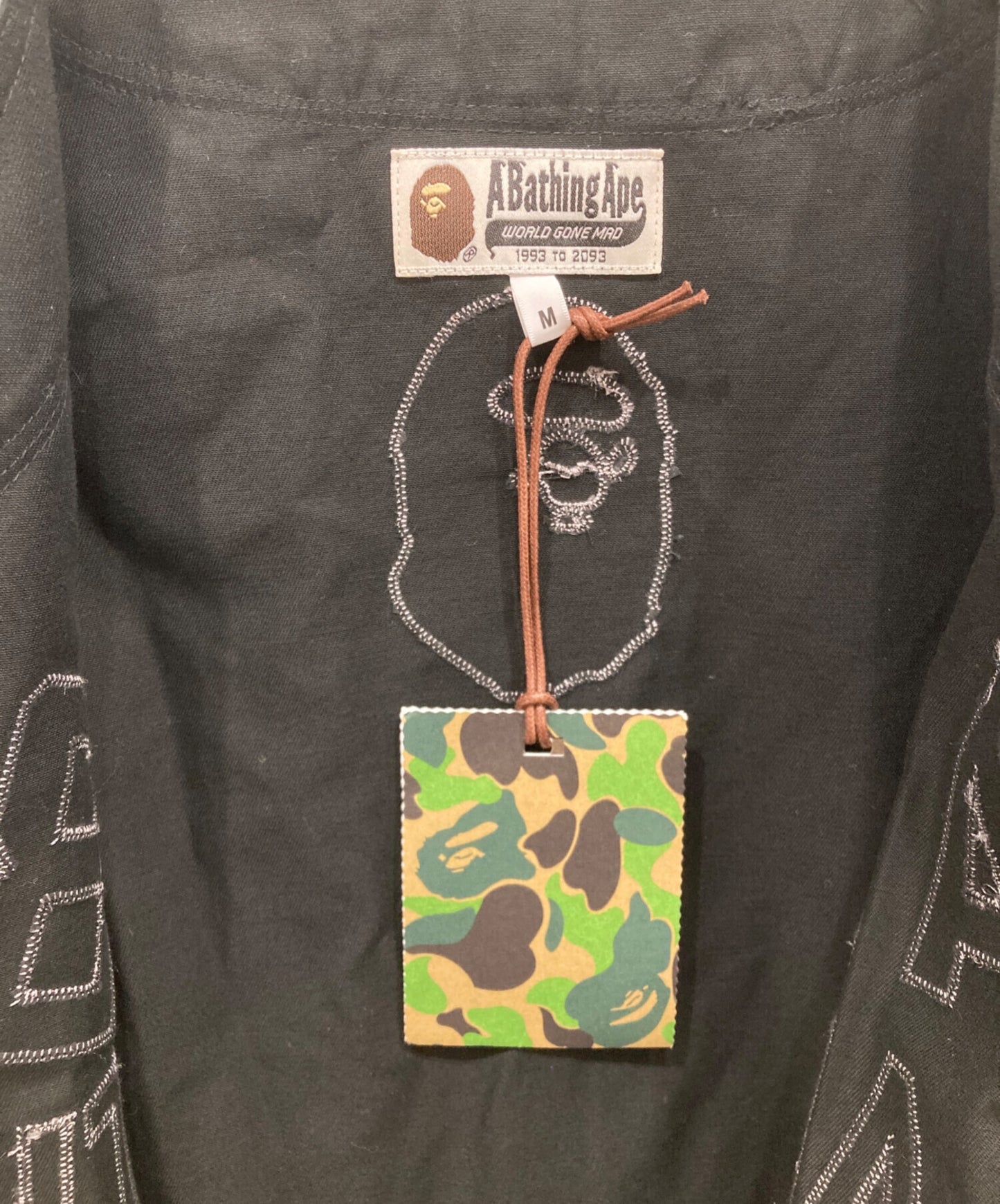 [Pre-owned] A BATHING APE baseball shirt 001SRI301004M