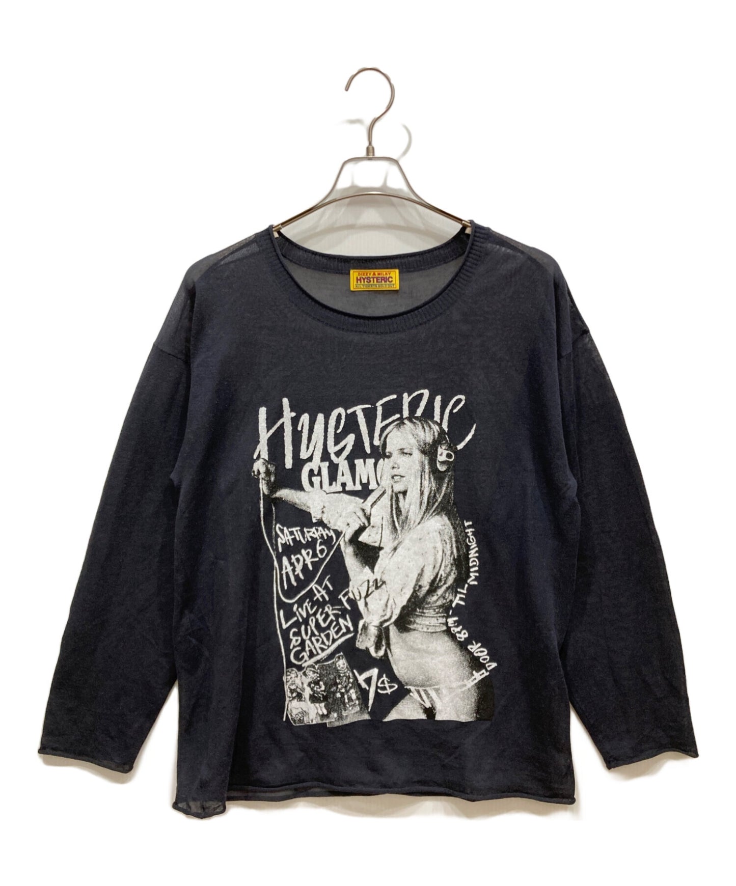 [Pre-owned] Hysteric Glamour ALL MUSIC LOVERS Pullover 01241NS06