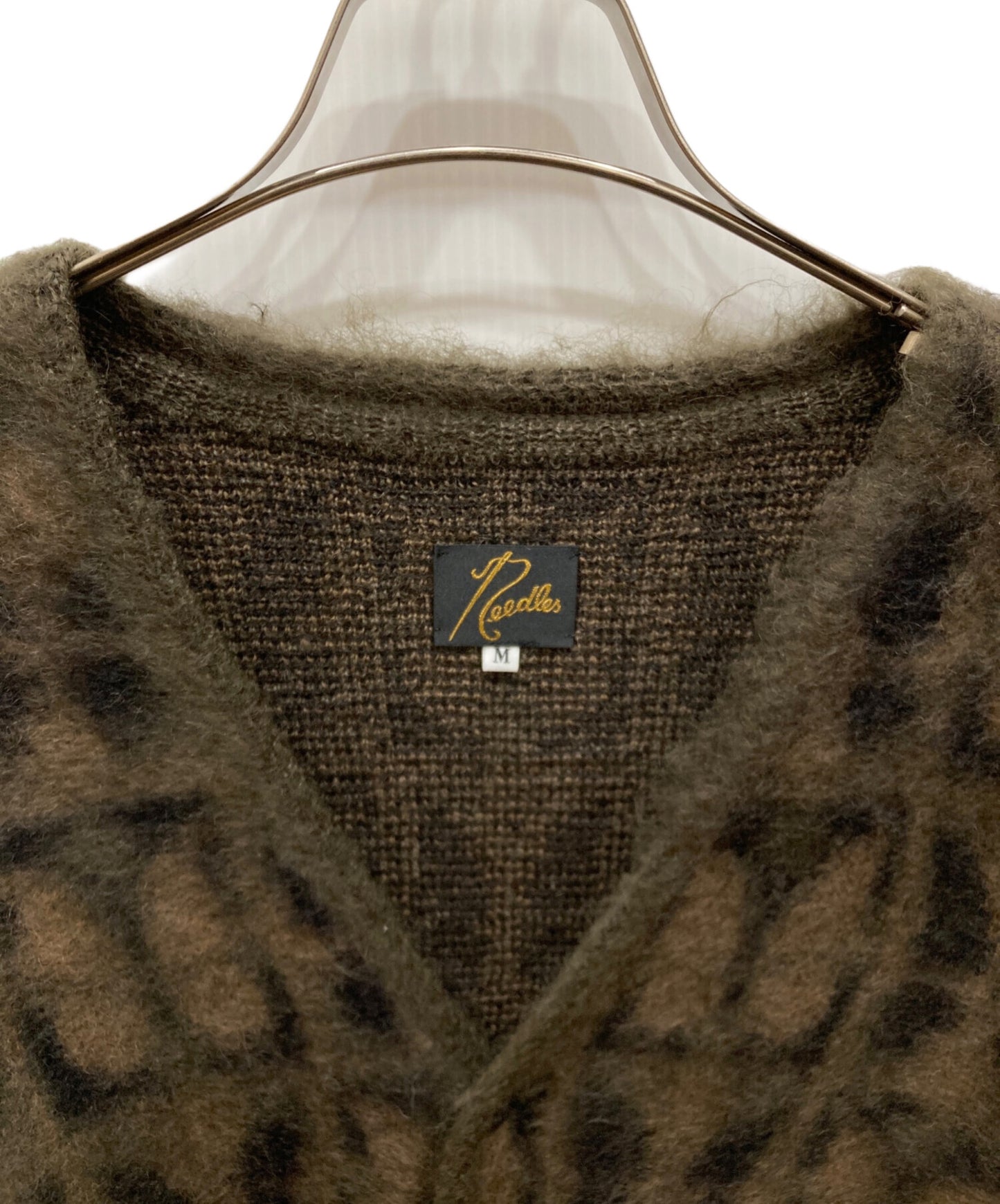 [Pre-owned] Needles Mohair Cardigan Flower NS279