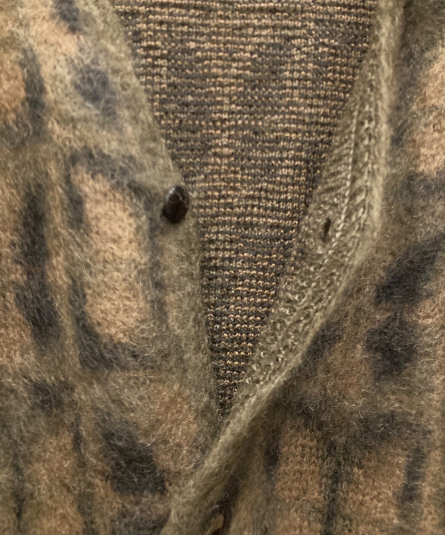 [Pre-owned] Needles Mohair Cardigan Flower NS279