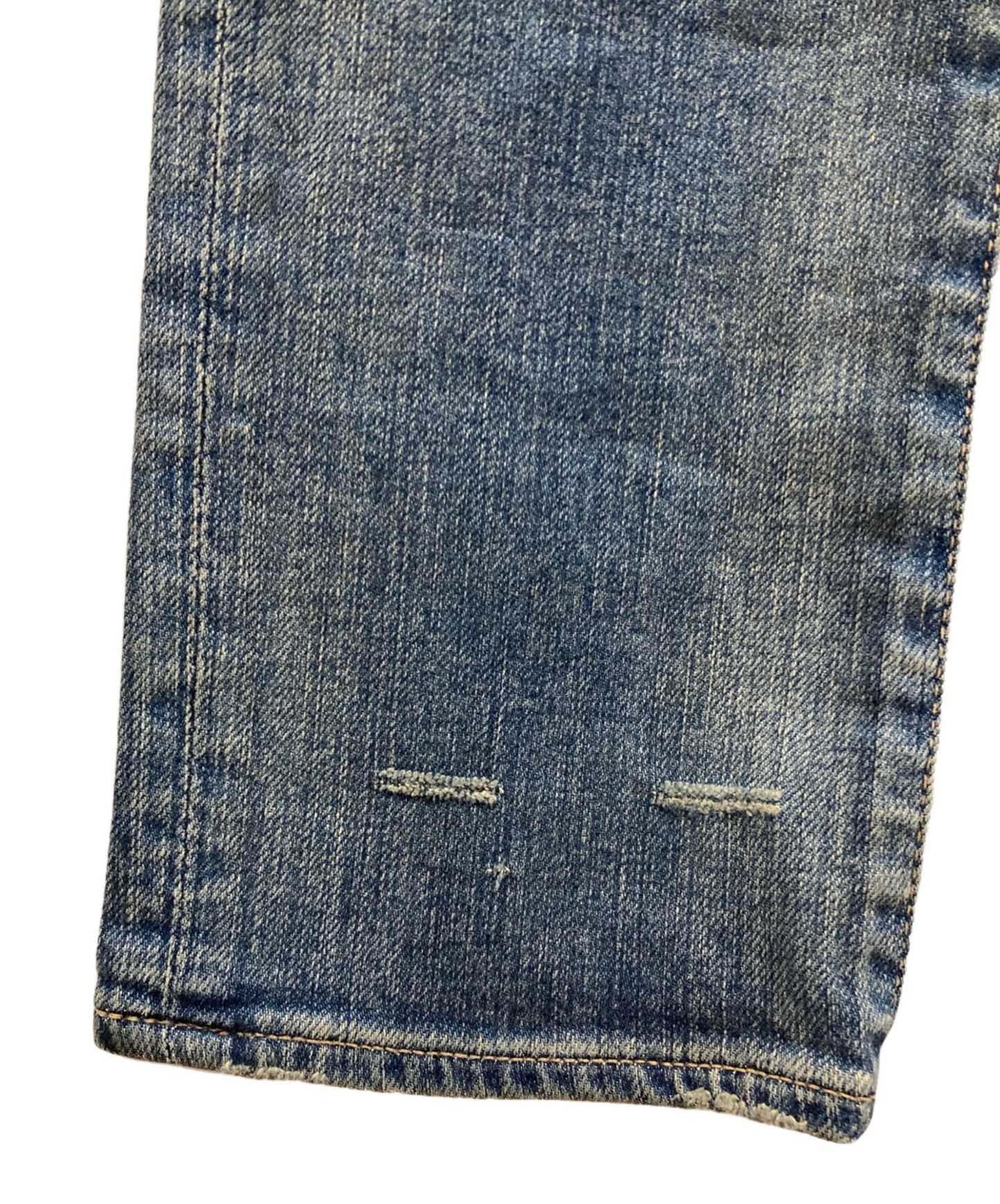 [Pre-owned] Hysteric Glamour Skull Print Studded Denim Pants 0393AP01