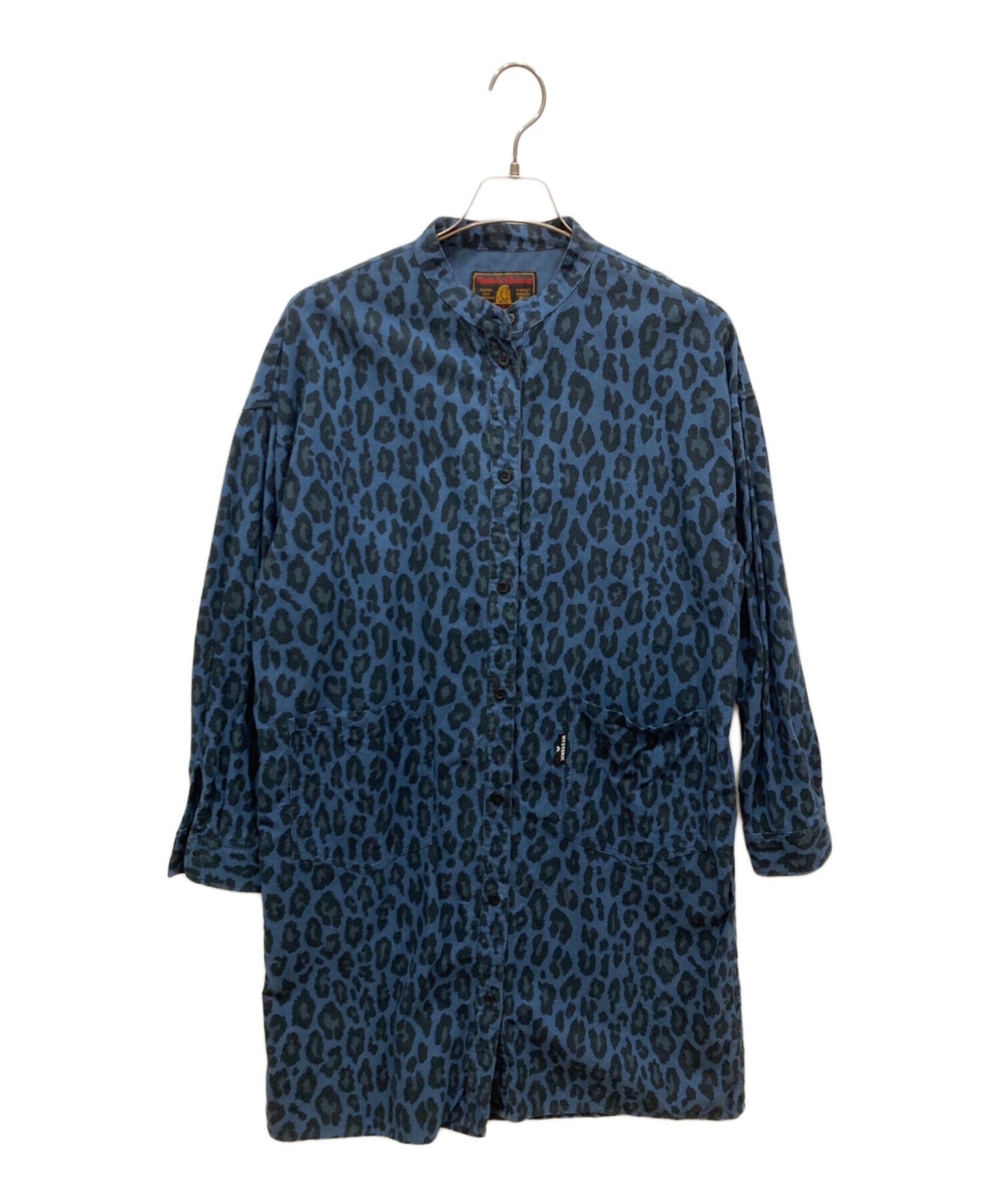 [Pre-owned] Hysteric Glamour Leopard Stand Collar Shirt Dress 01193AO04