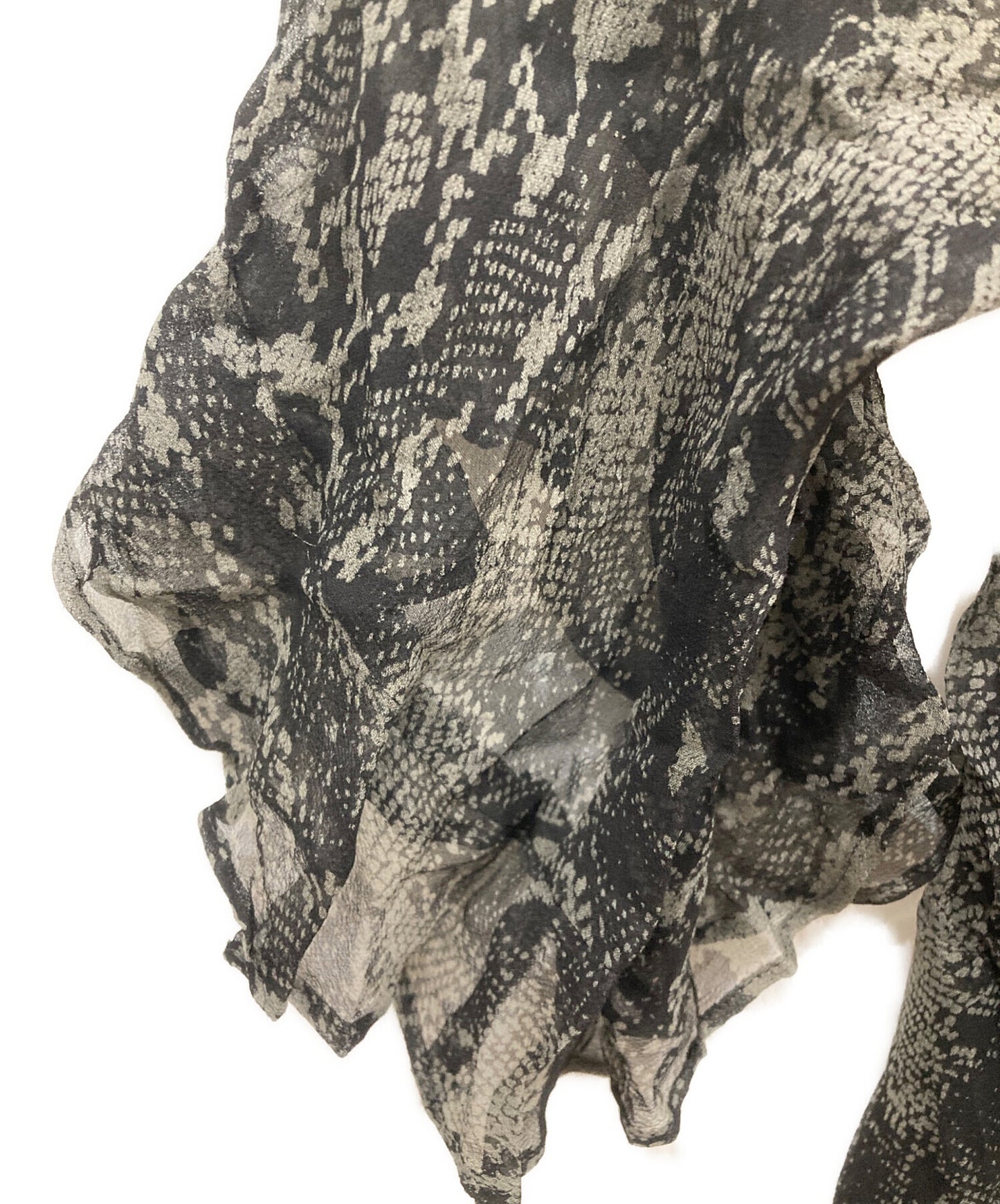 [Pre-owned] Hysteric Glamour SKULL PYTHON pattern tiered dress 01213AO04