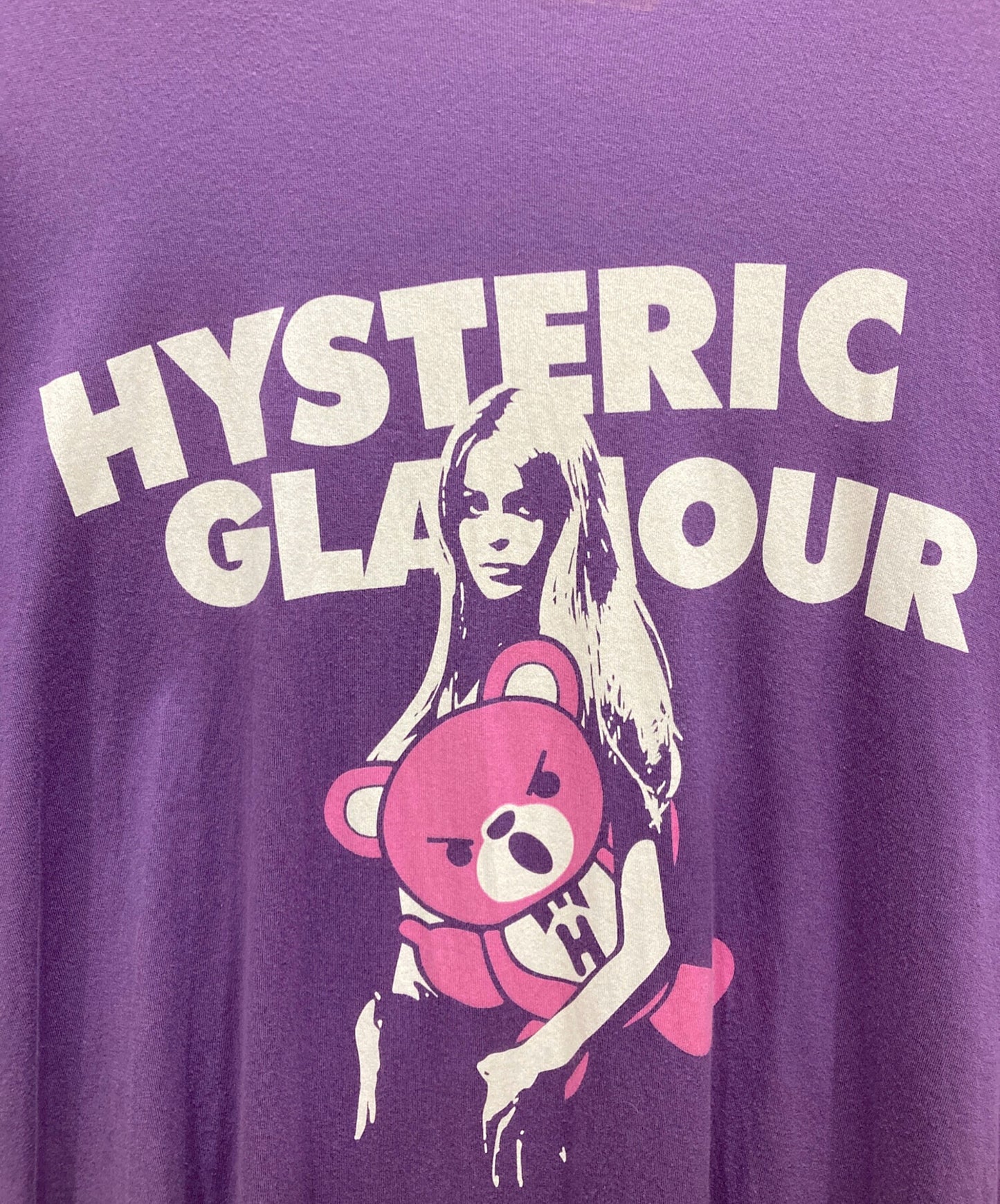 [Pre-owned] Hysteric Glamour BEAR AND GIRL Oversized T-shirt 01223CL15