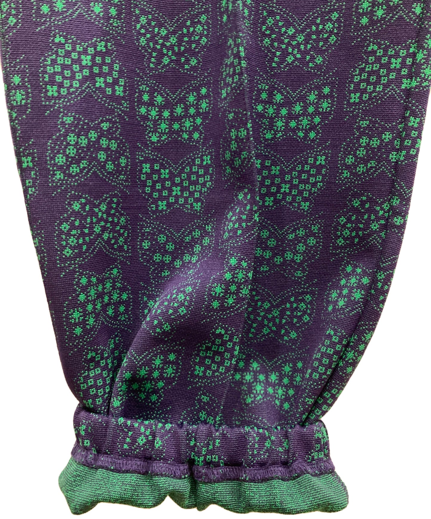 [Pre-owned] Needles Zipped Track Pant - Papillon Poly Jq Poly Jacquard Track Pant KP214.