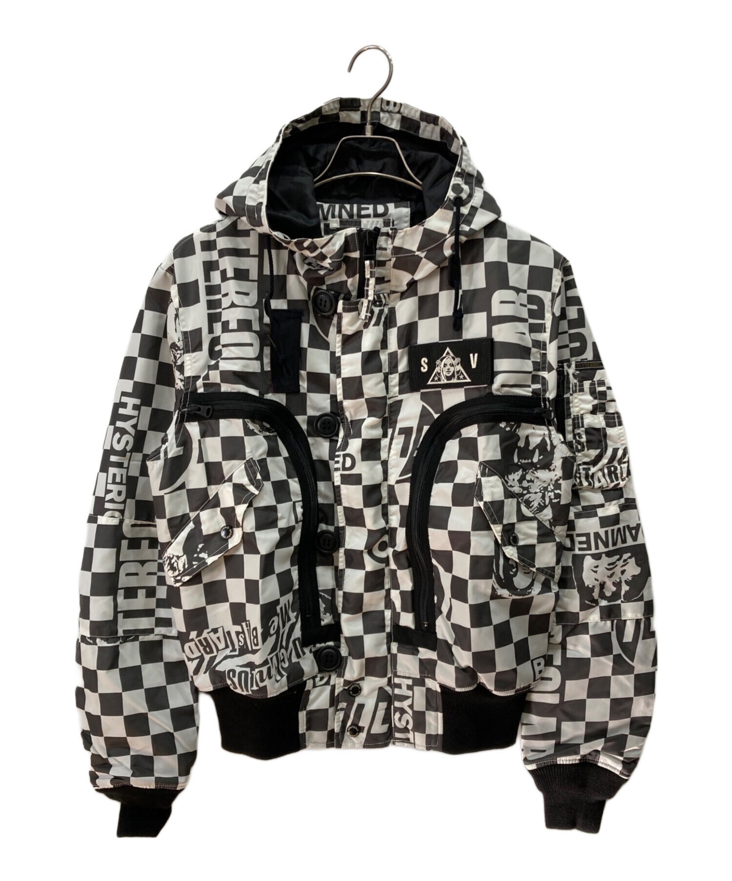 [Pre-owned] Hysteric Glamour Air Force Hooded Military Jacket 02183AB03