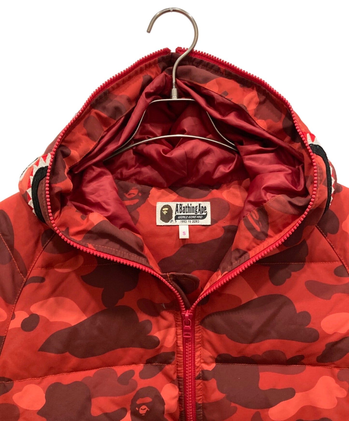 [Pre-owned] A BATHING APE shark full zip hoodie Down jacket 001hjc802005x